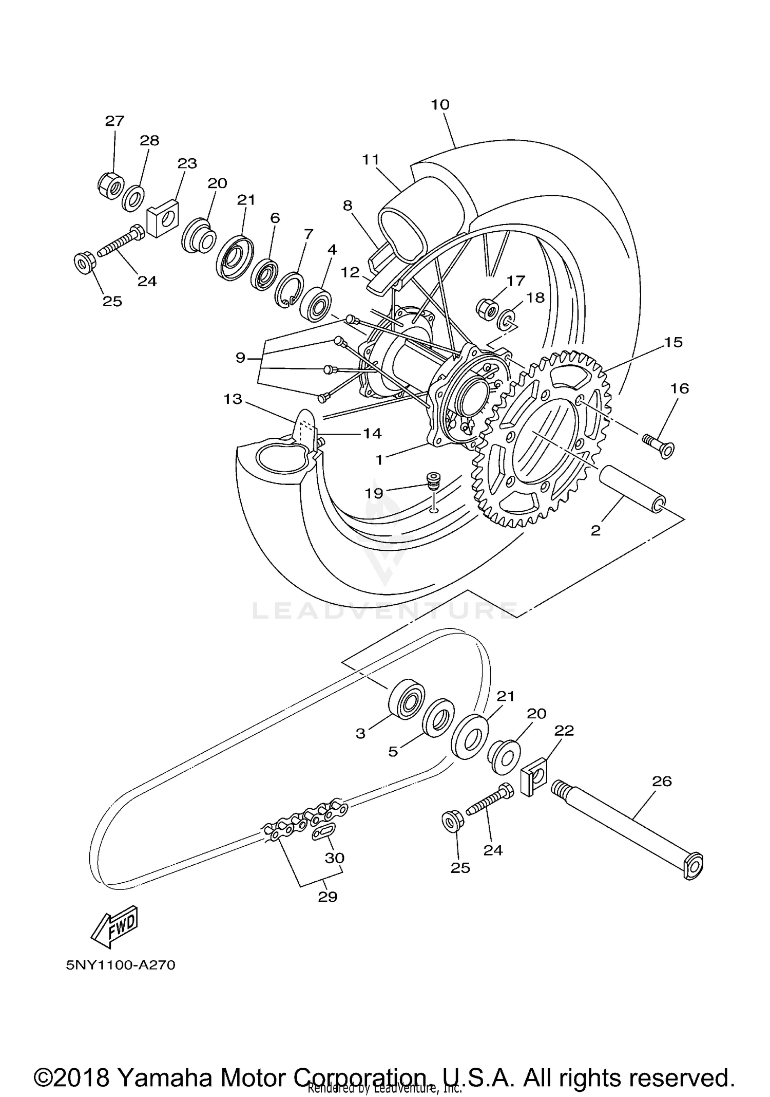 CAM CHAIN + TENSIONER