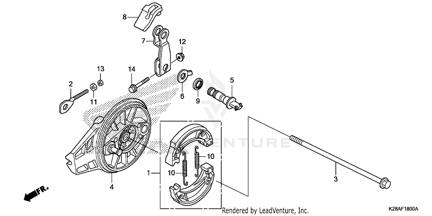 REAR BRAKE PANEL