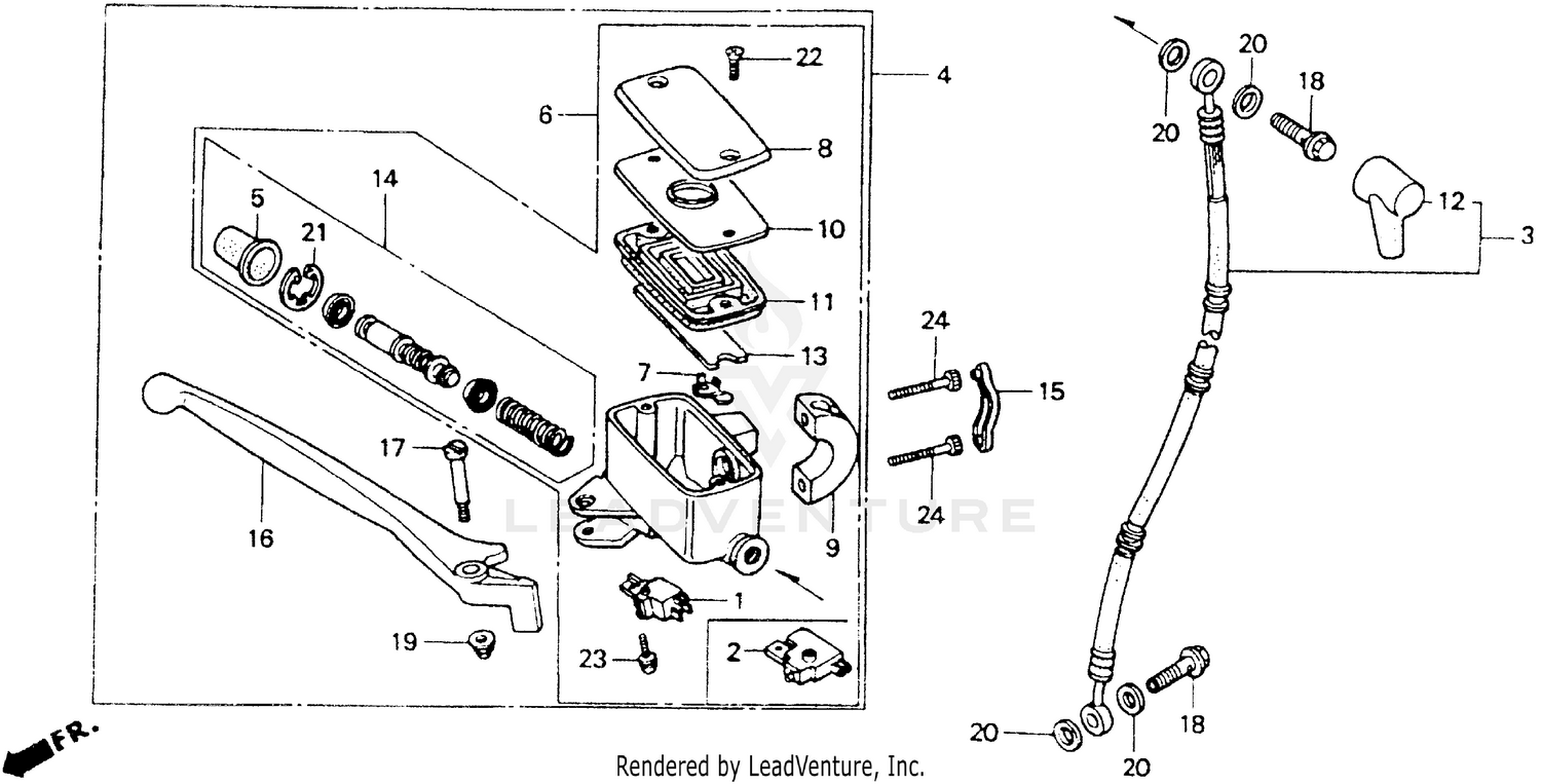 FRONT BRAKE MASTER CYLINDER