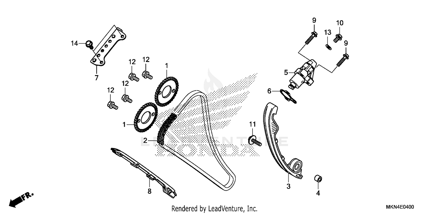 CAM CHAIN@TENSIONER