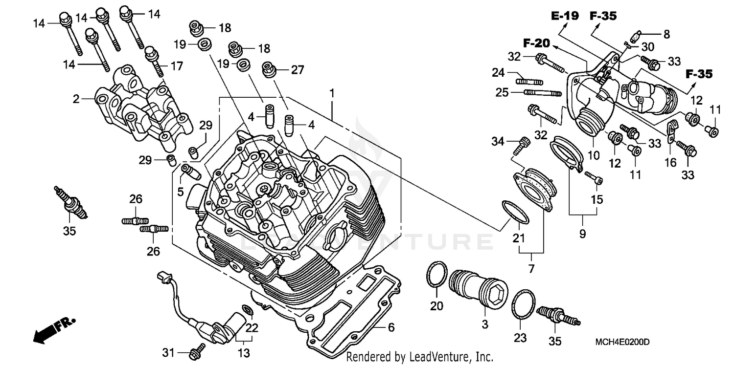 CYLINDER HEAD (FR.)