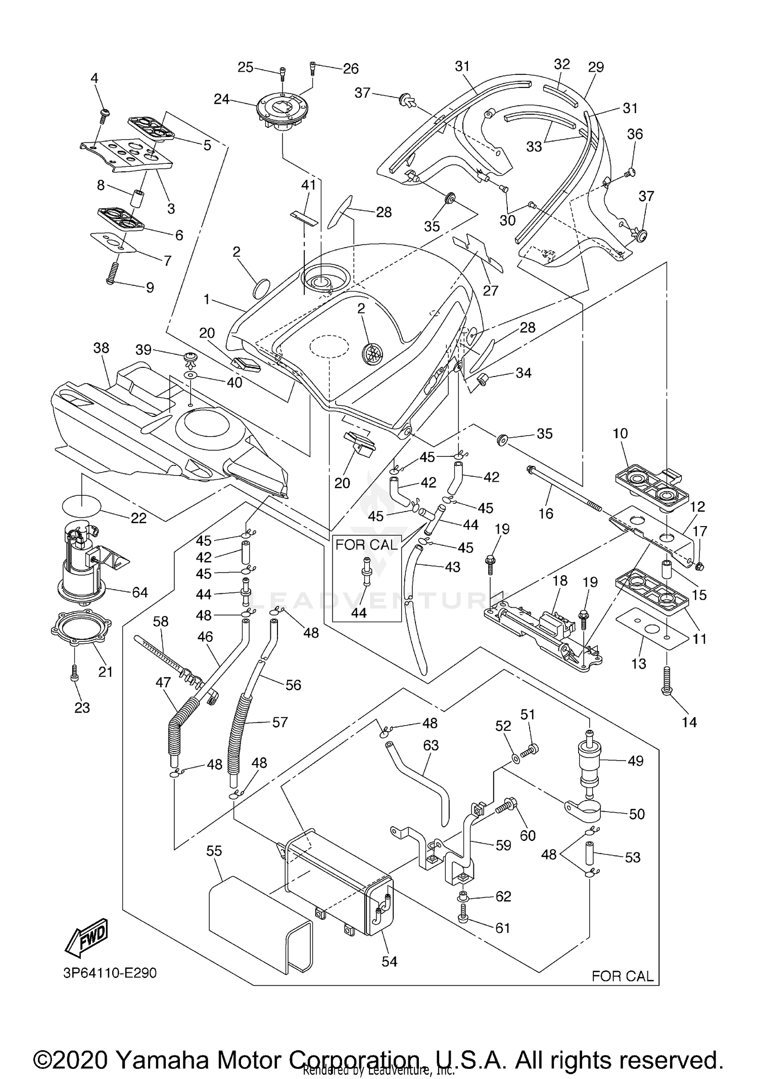 CAM CHAIN + TENSIONER