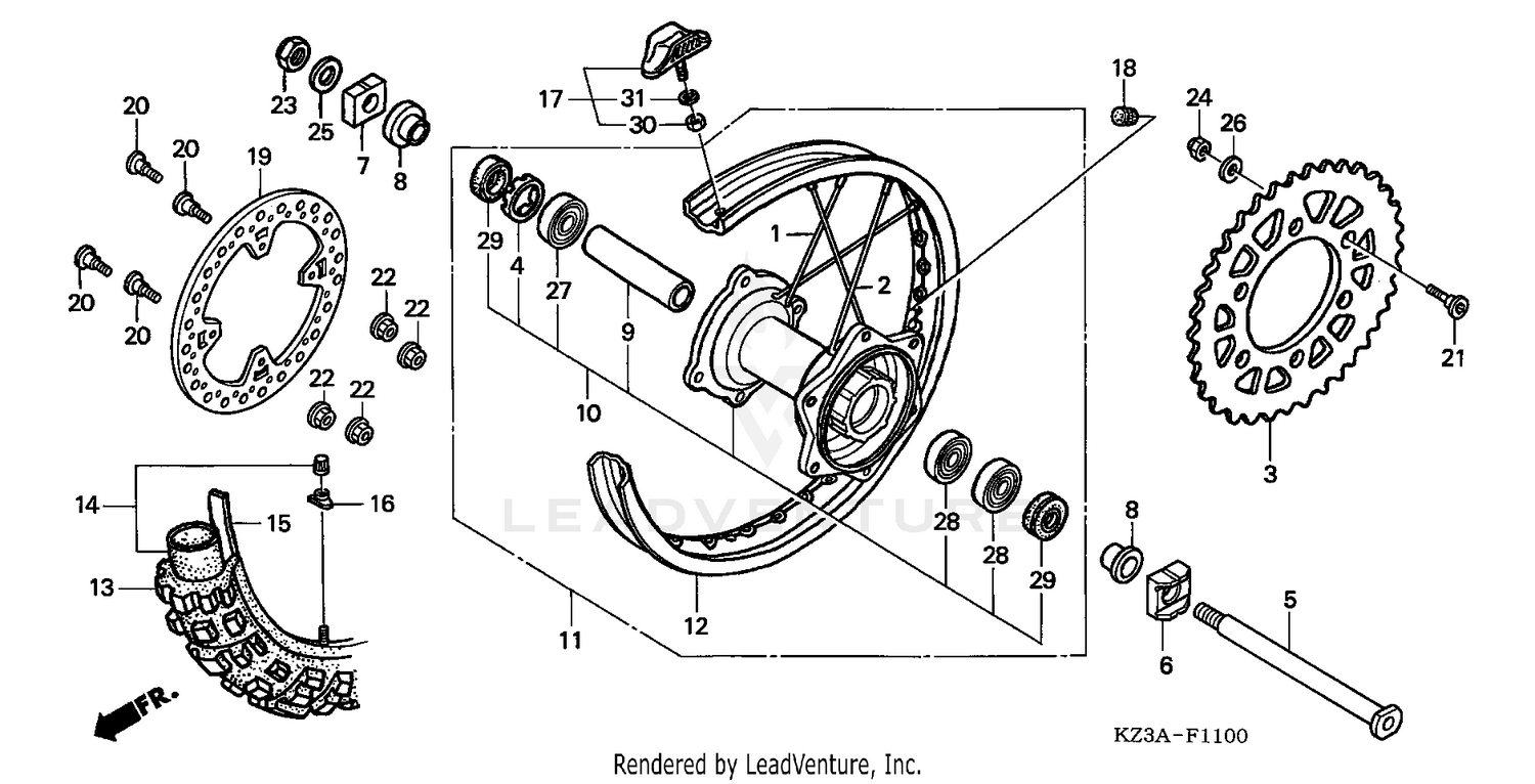 FRONT BRAKE MASTER CYLINDER