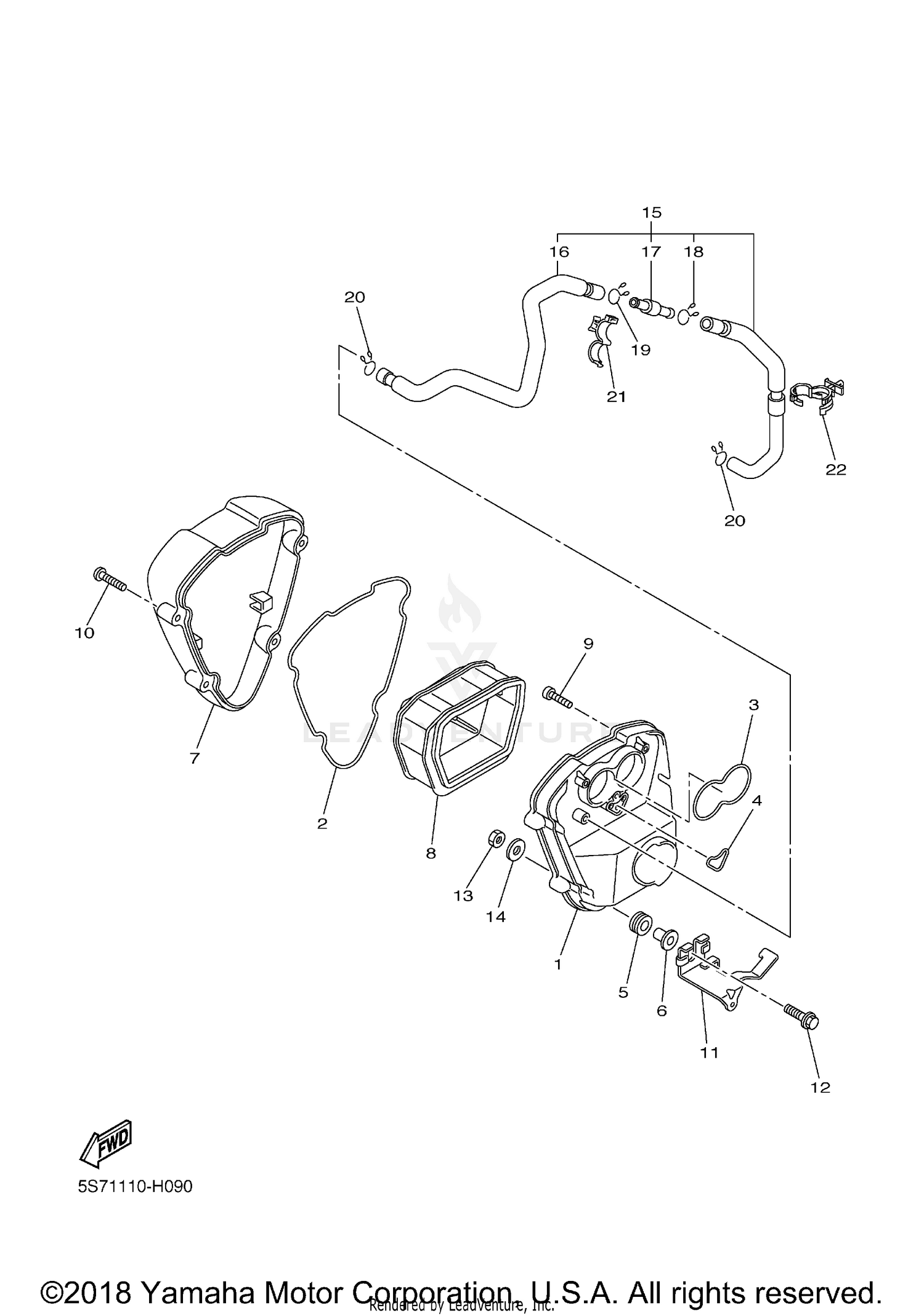 FRONT BRAKE CALIPER