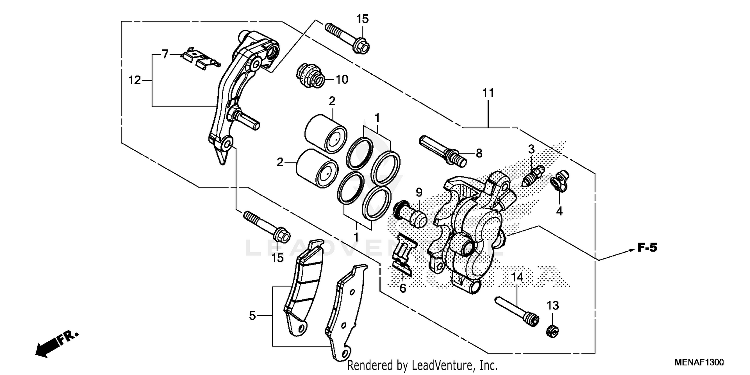 FRONT BRAKE CALIPER