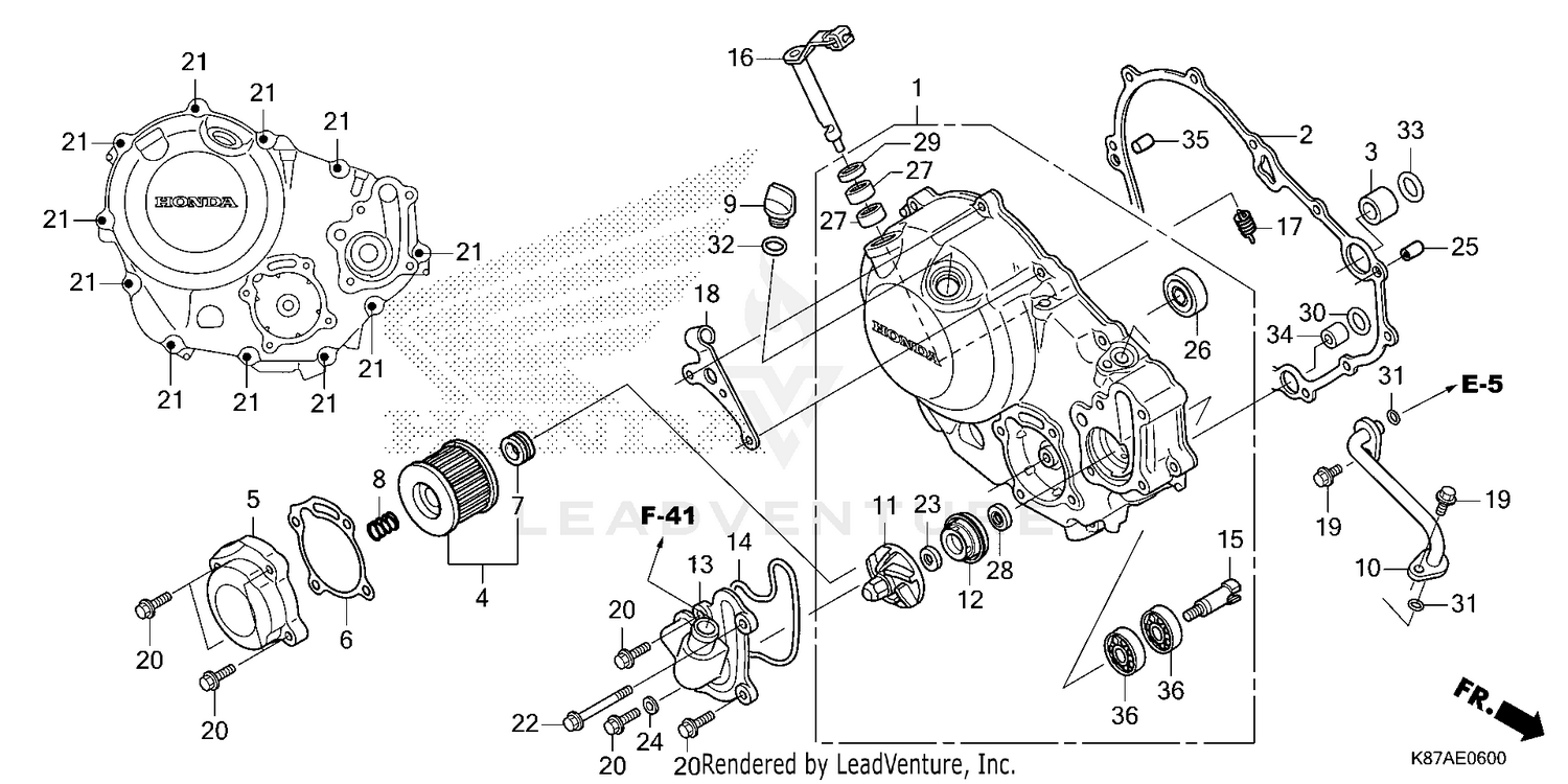 RIGHT CRANKCASE COVER
