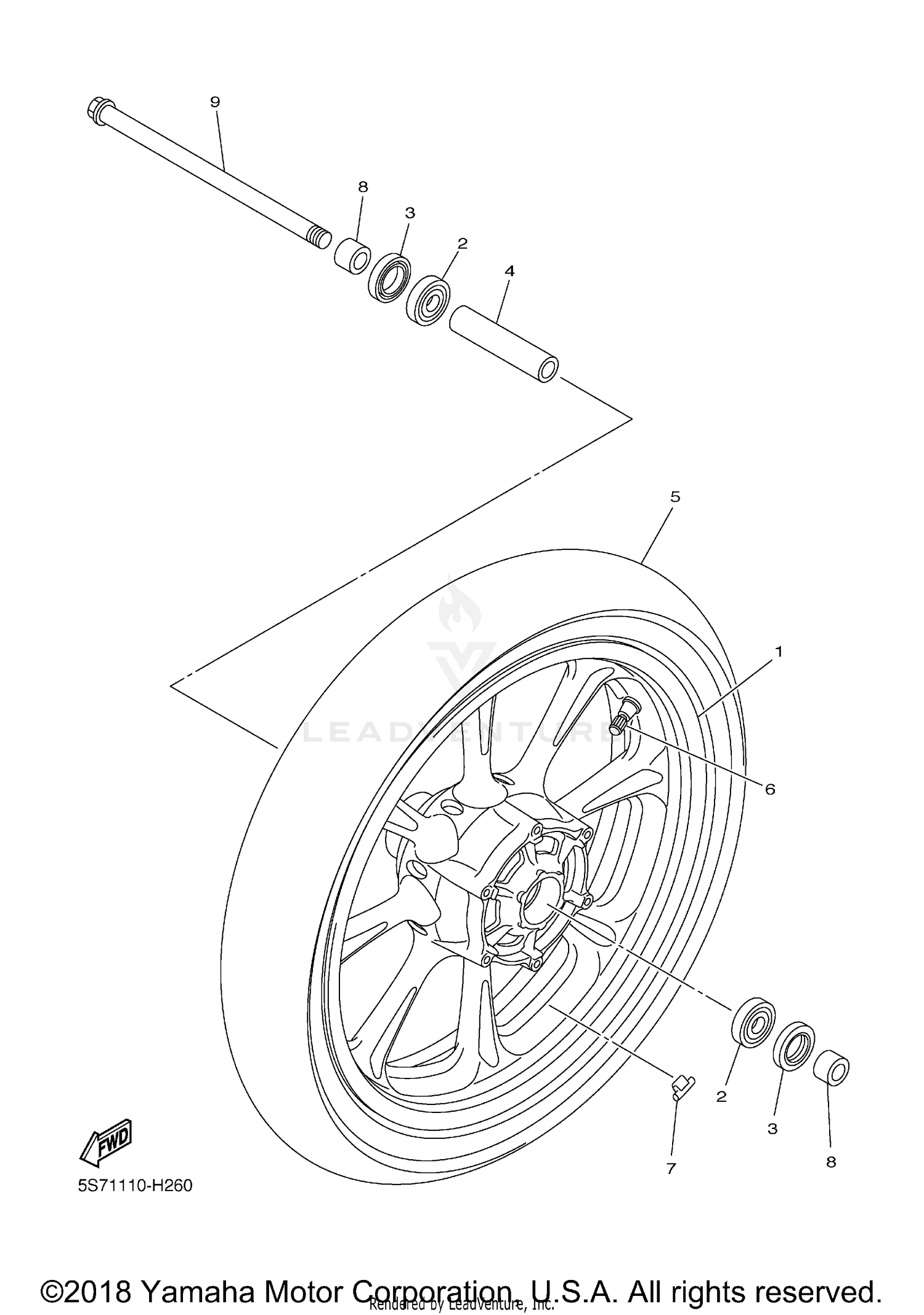 REAR SHOCK ABSORBER