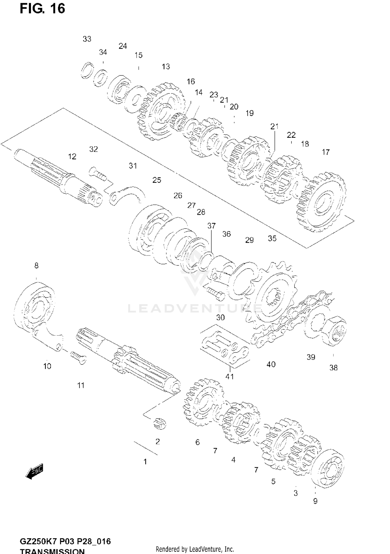 CRANKSHAFT + PISTON