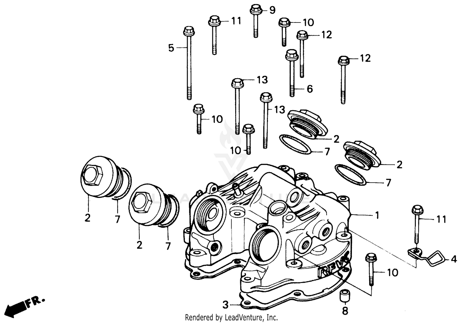 KICK STARTER SPINDLE