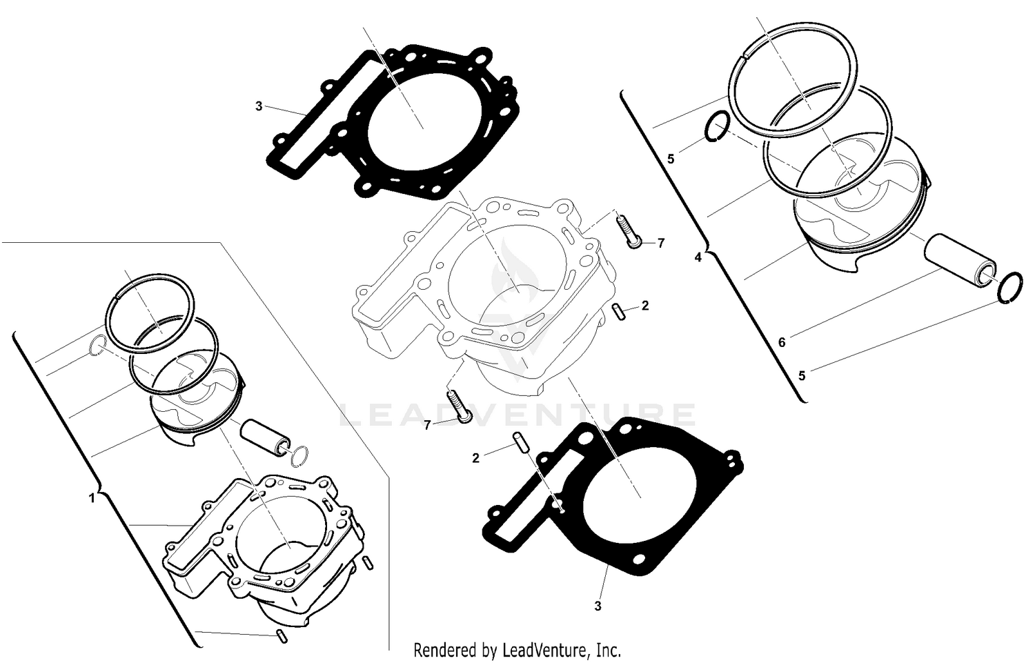 Cylinder, Piston