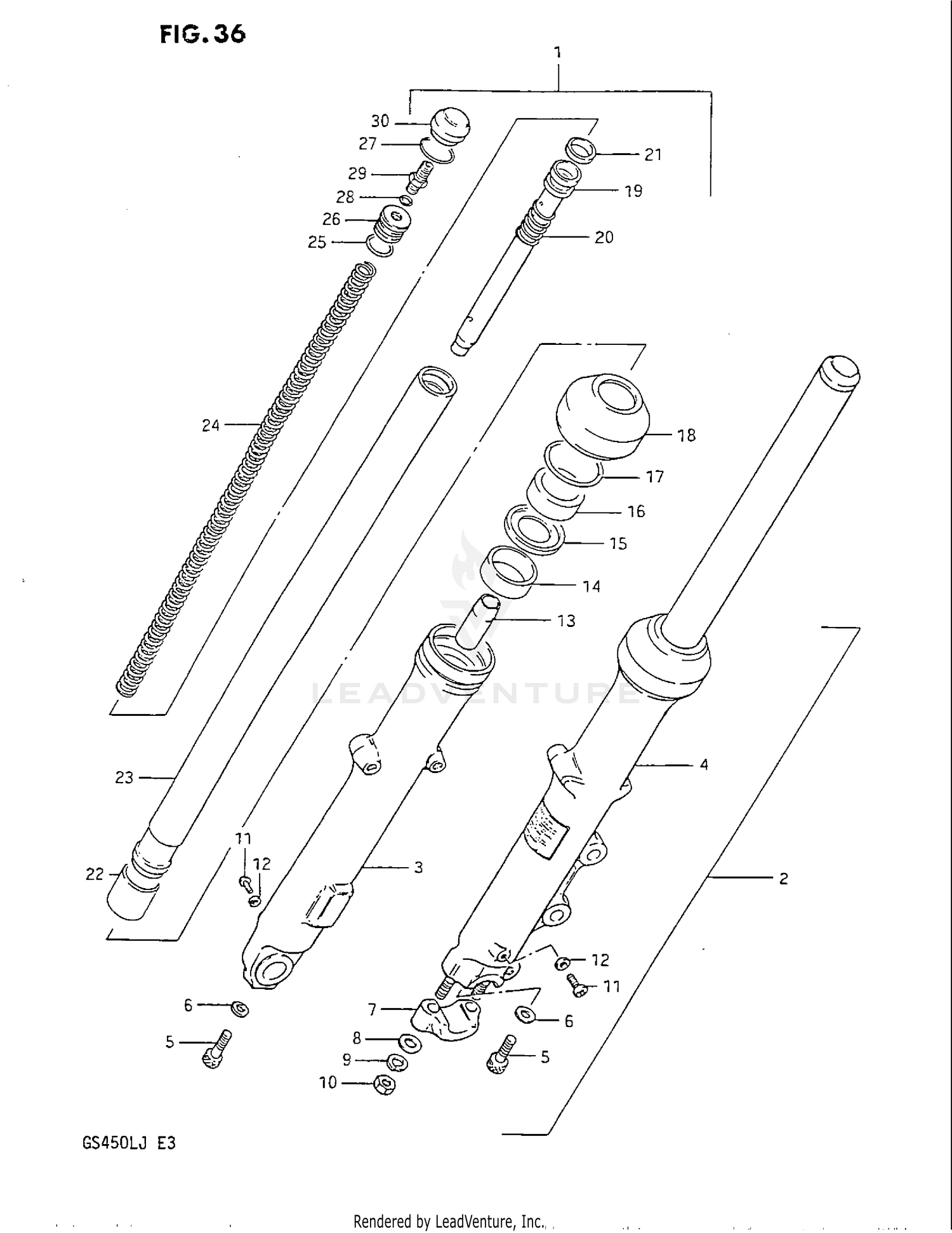 Front Fork Assembly