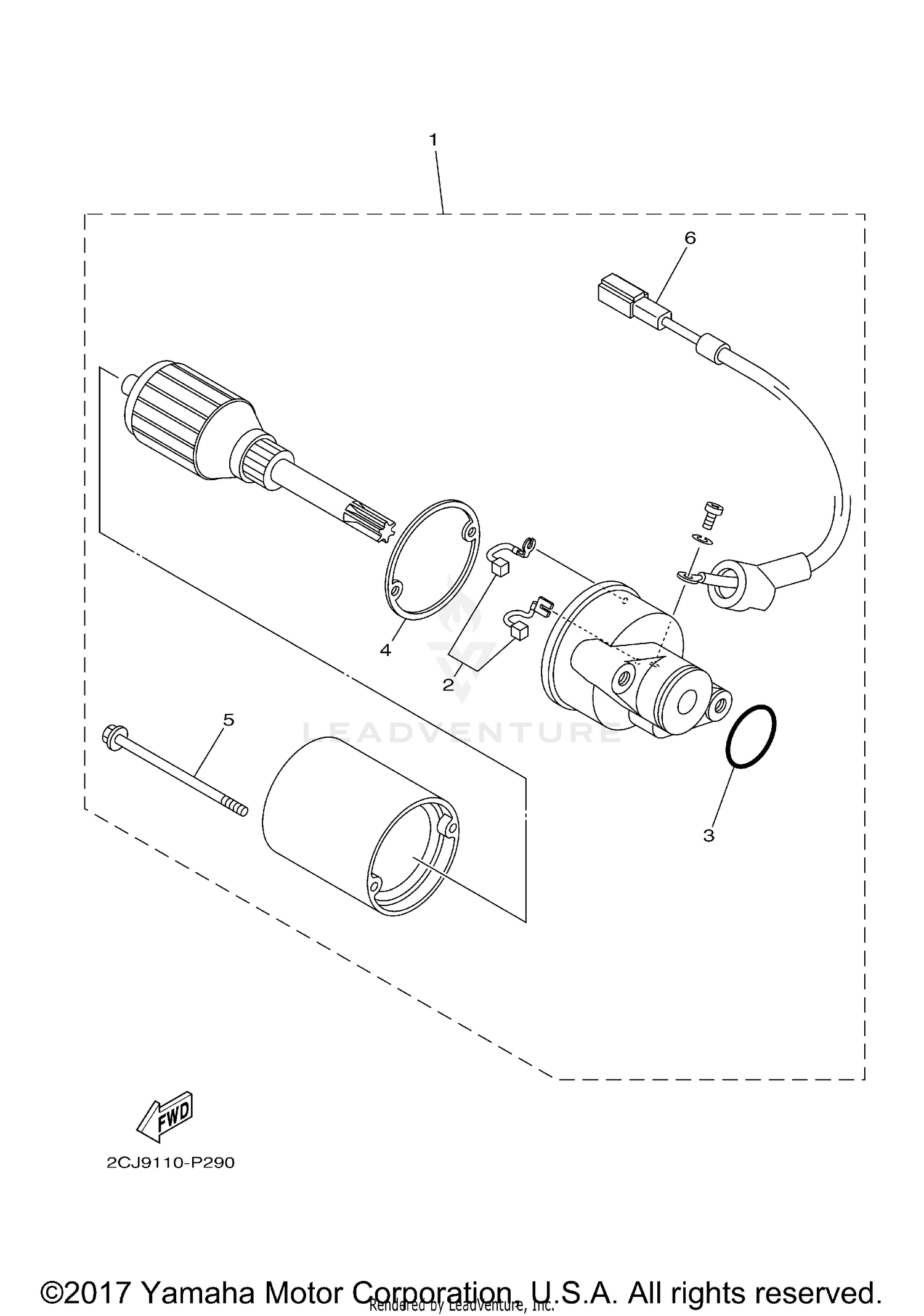 Frame, Foot Rests