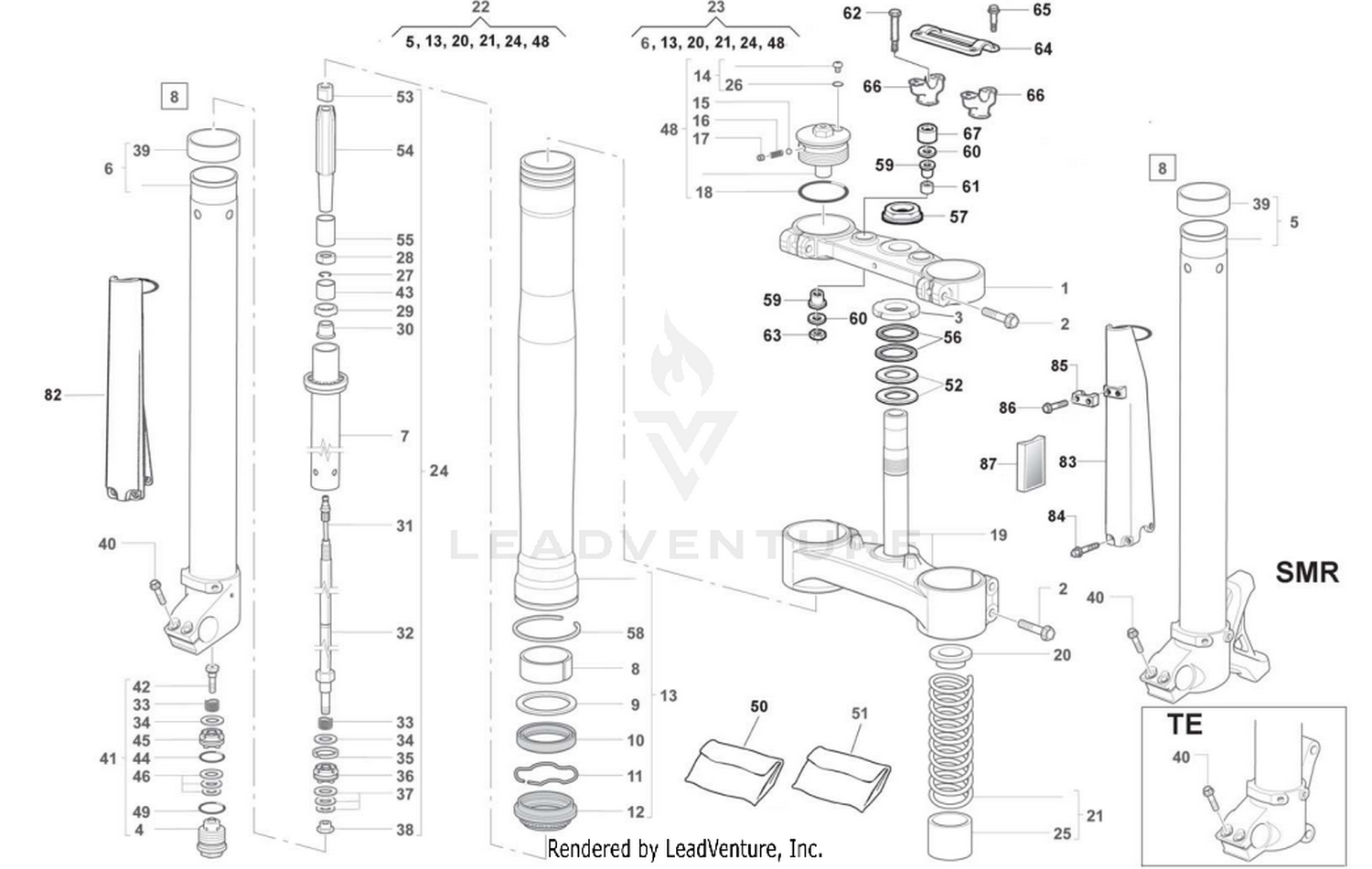 Front Fork Assembly