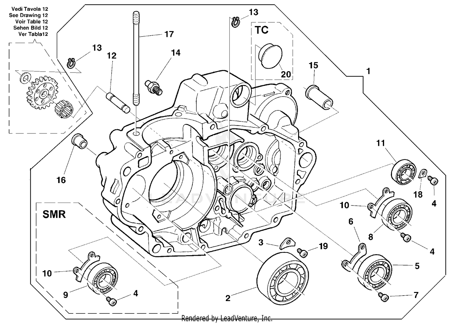 R.H. Half Crankcase