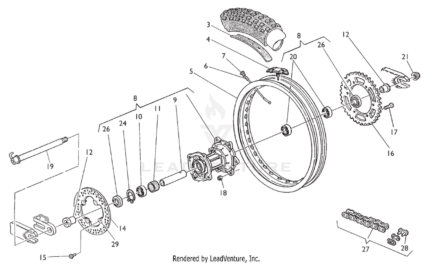 Rear Wheel