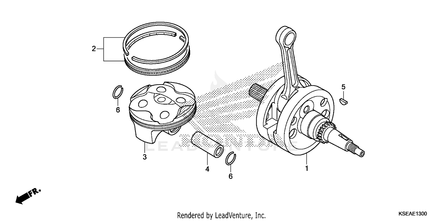 R.H. Half Crankcase
