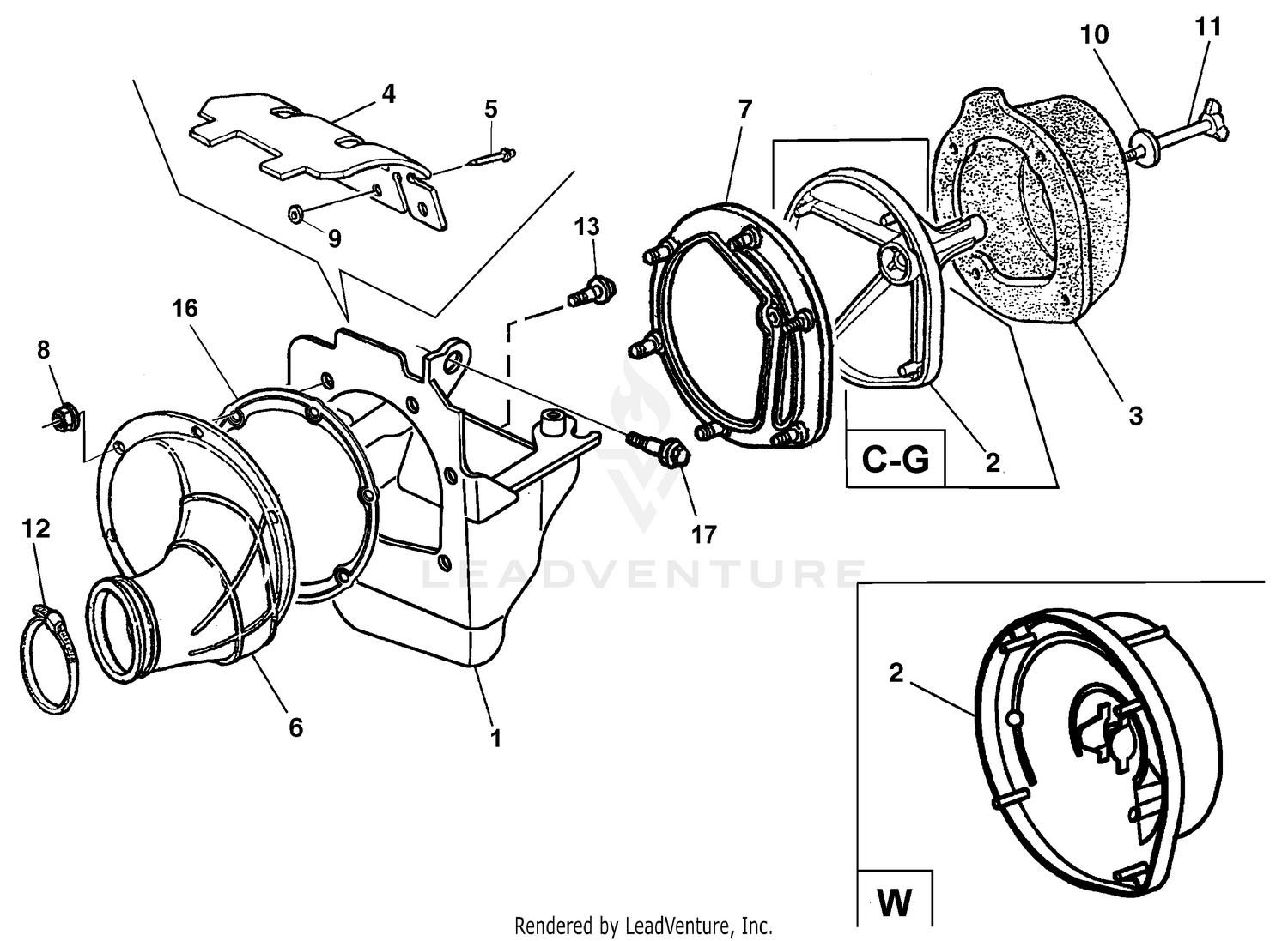 R.H. Half Crankcase