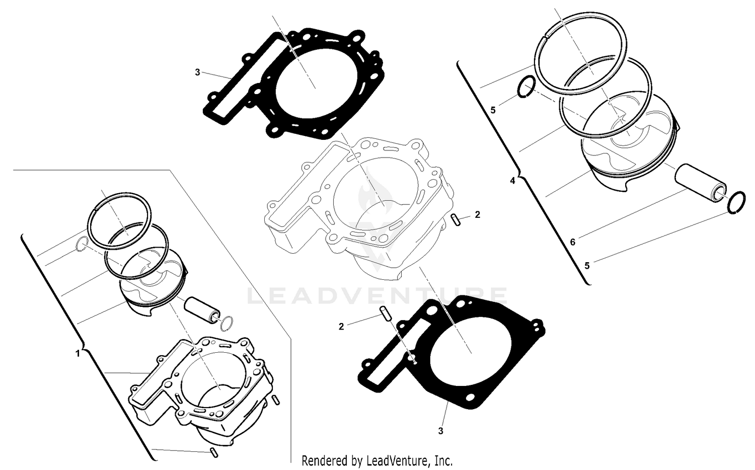 Cylinder, Piston