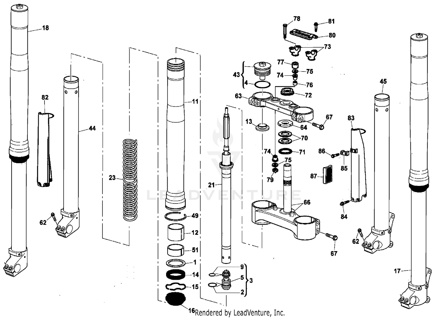 Front Fork Assembly
