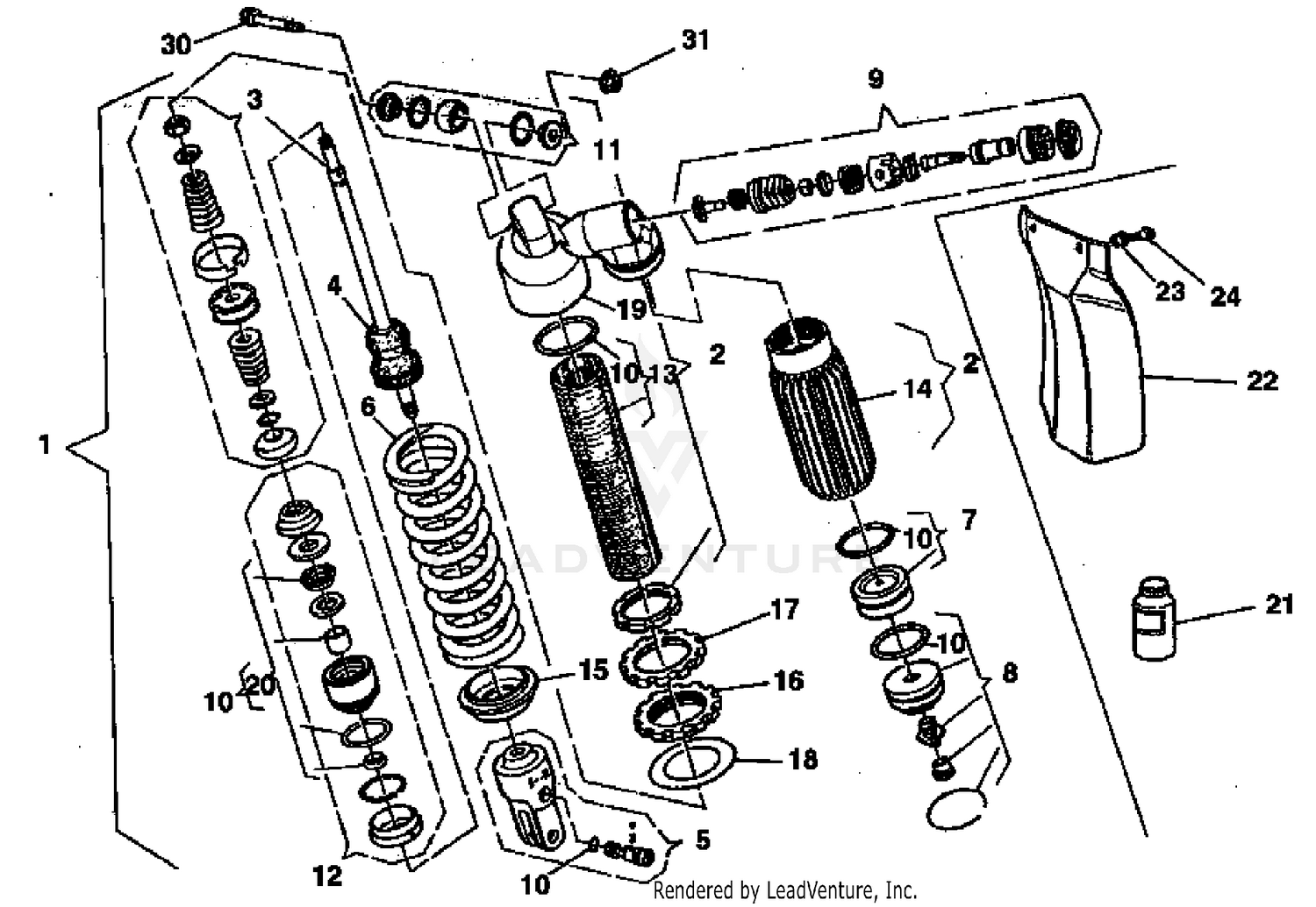 Rear suspension