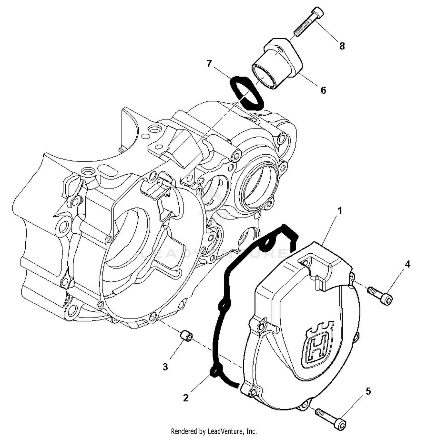 L.H. Half Crankcase Covers