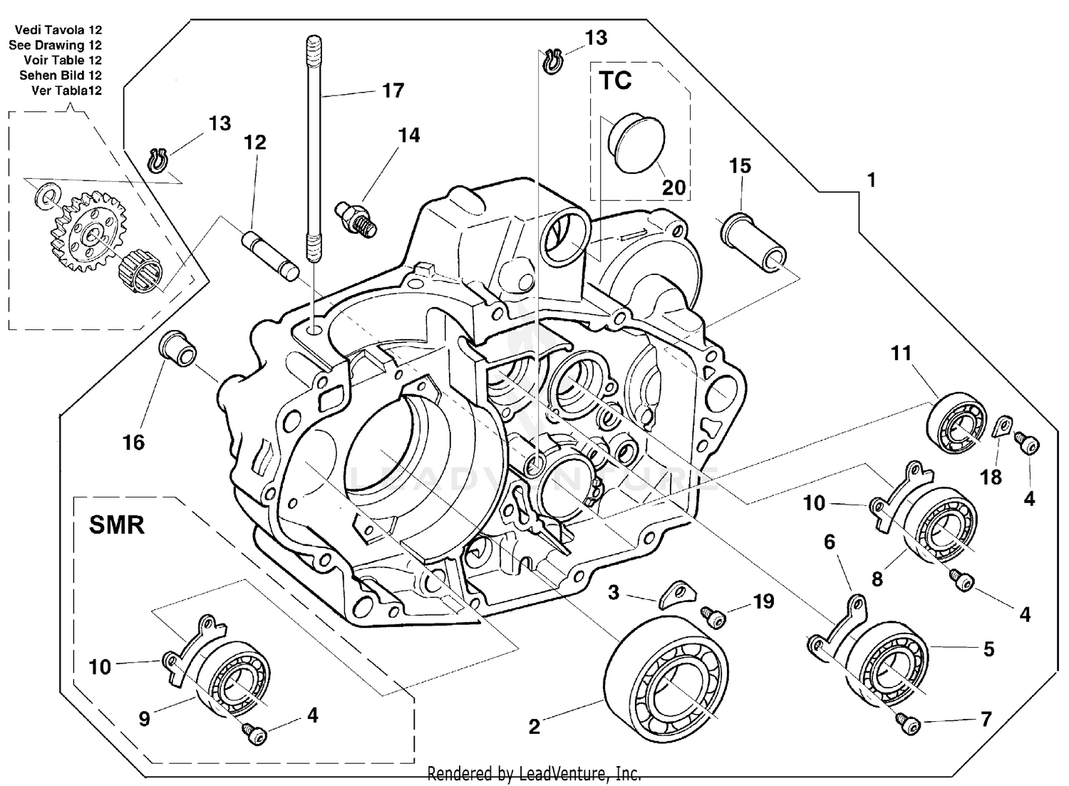 R.H. Half Crankcase