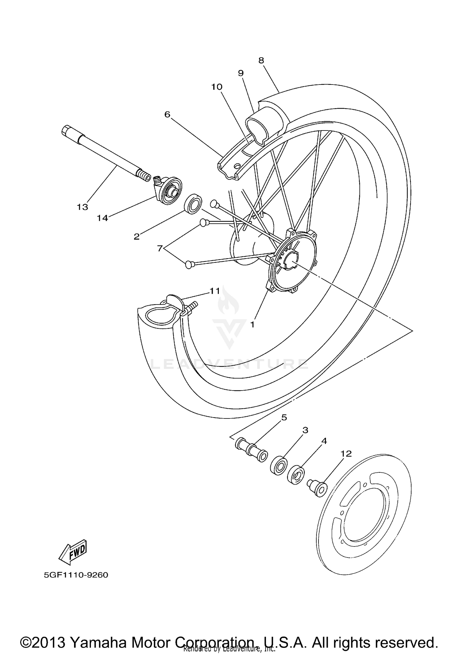 Front Fork Assembly