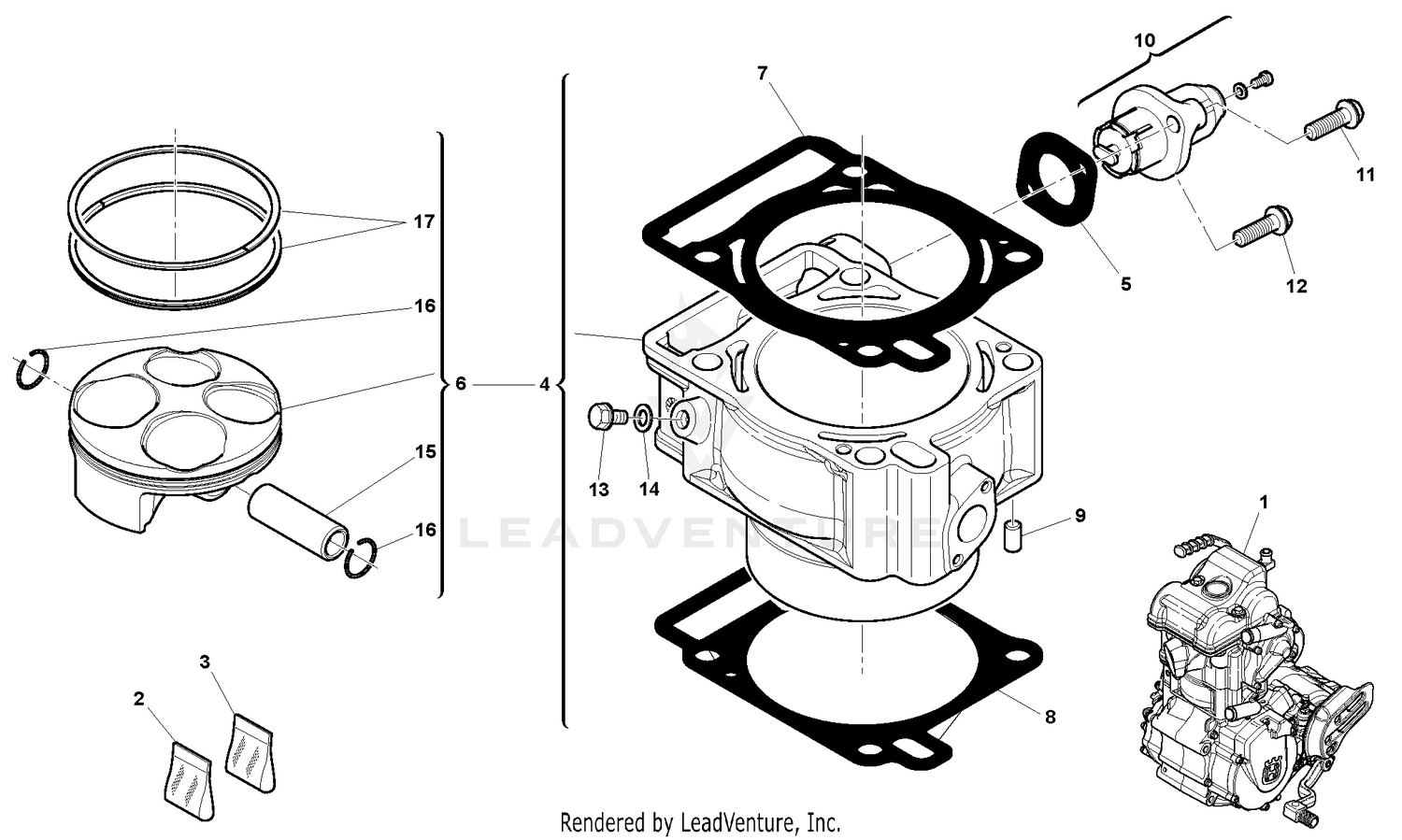 Cylinder, Piston