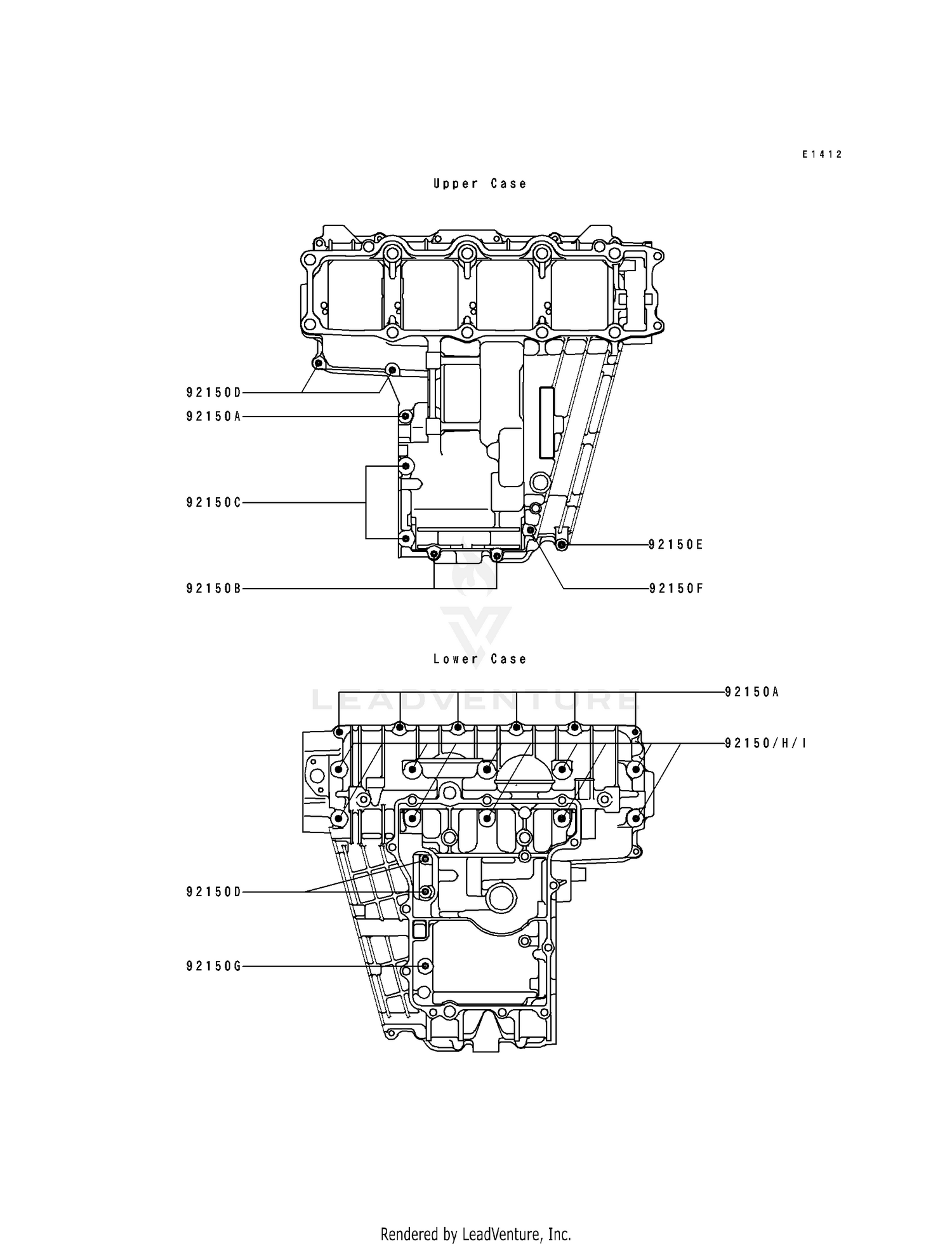 CRANKCASE BOLT PATTERN