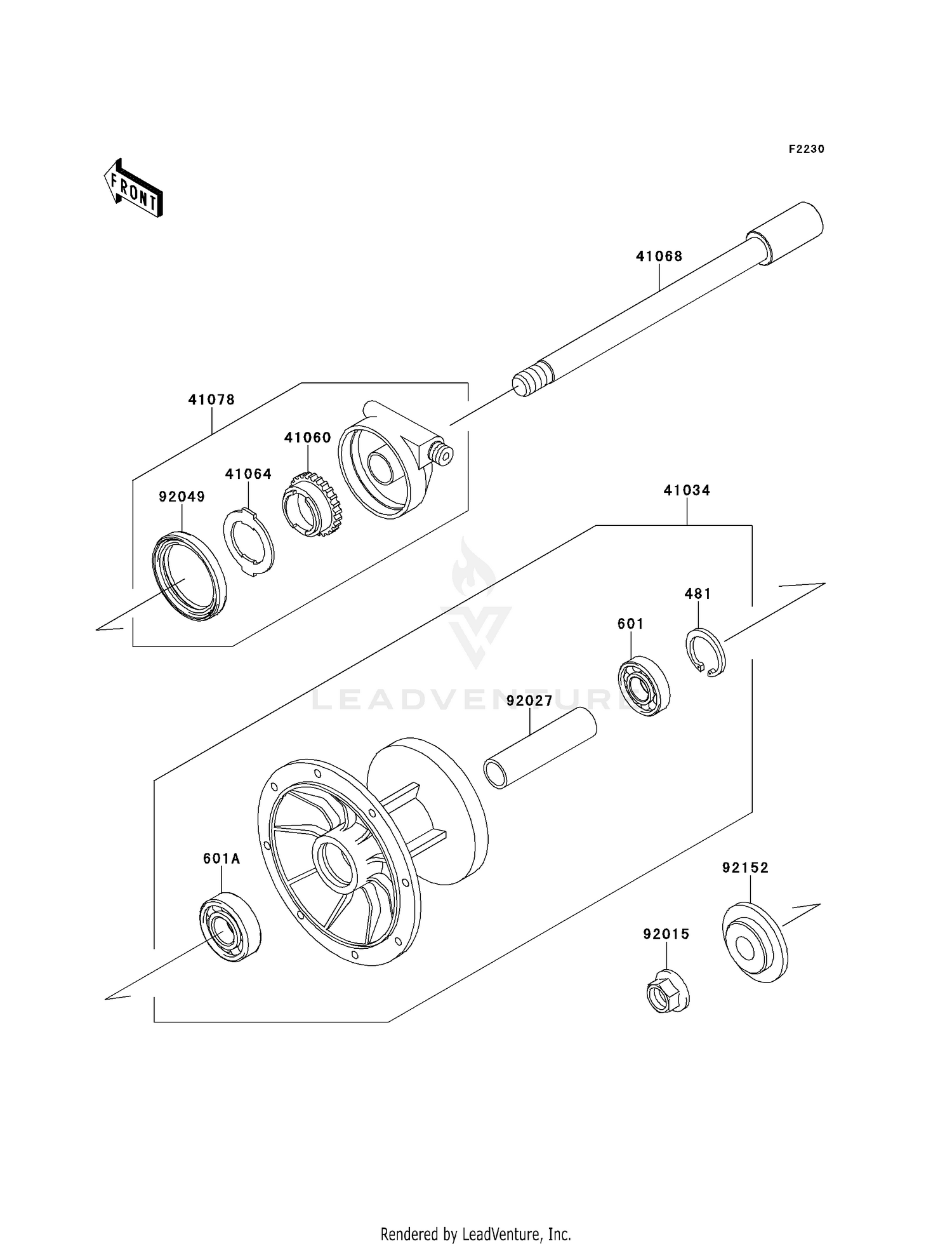 FRONT HUB