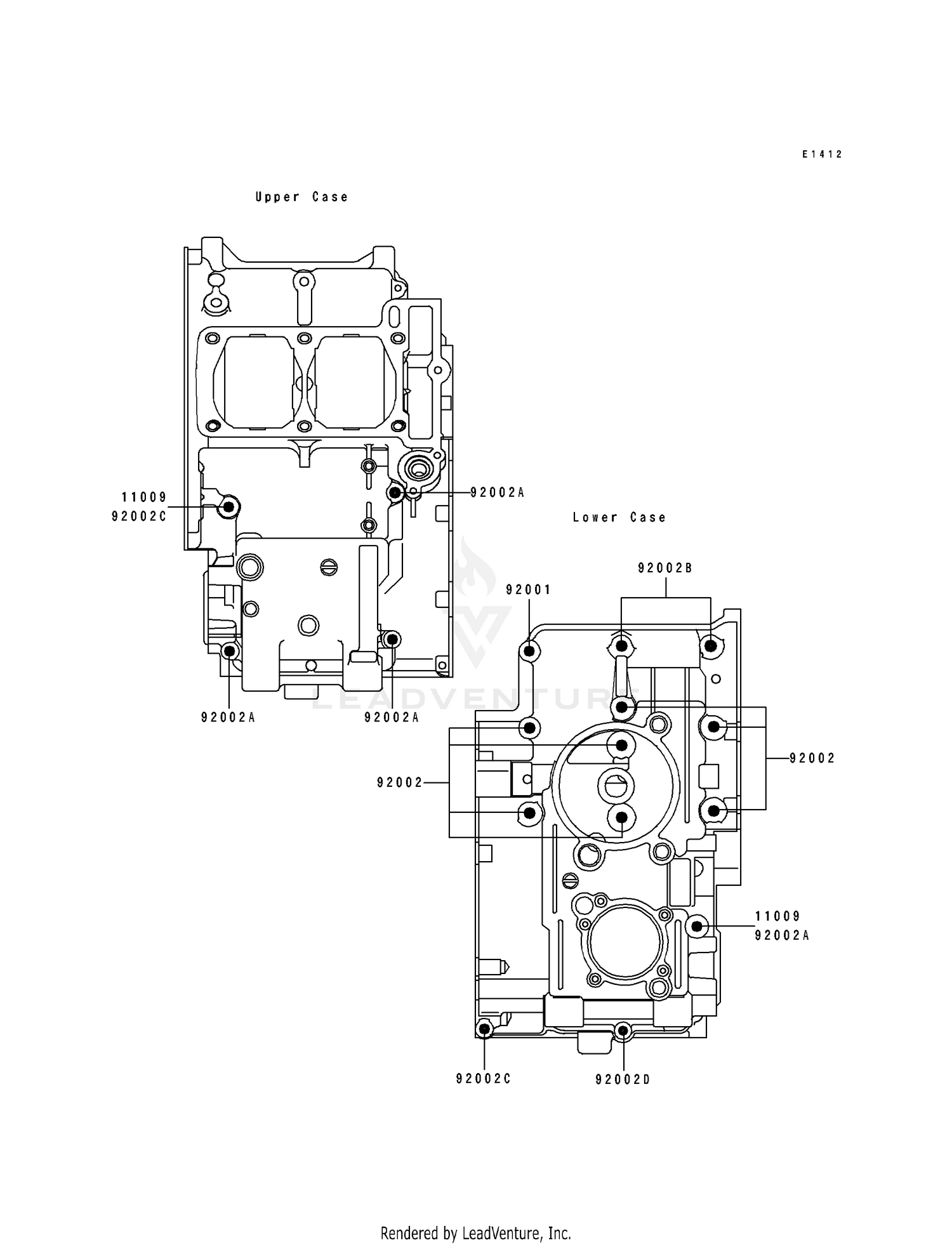 CRANKCASE BOLT PATTERN