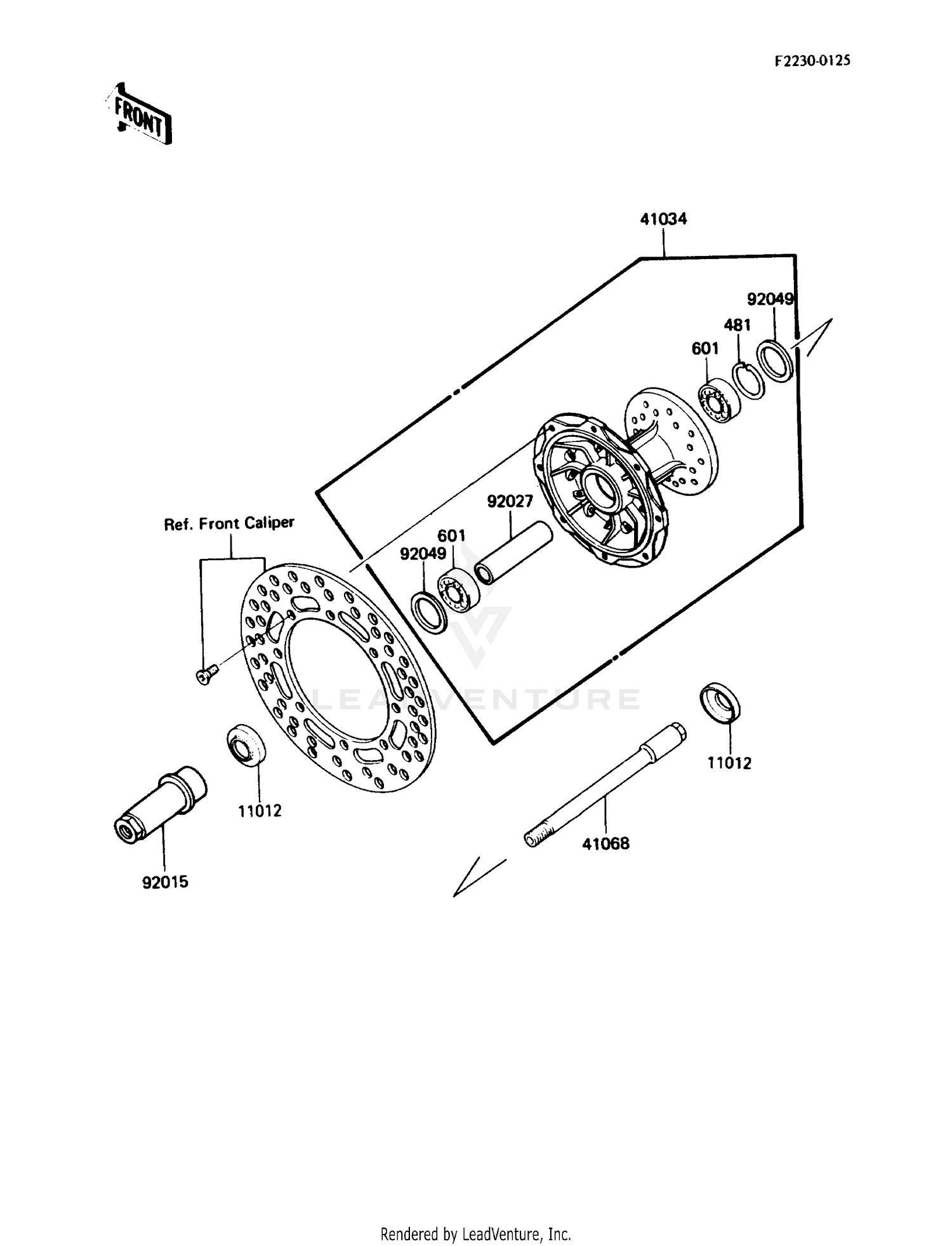 FRONT HUB