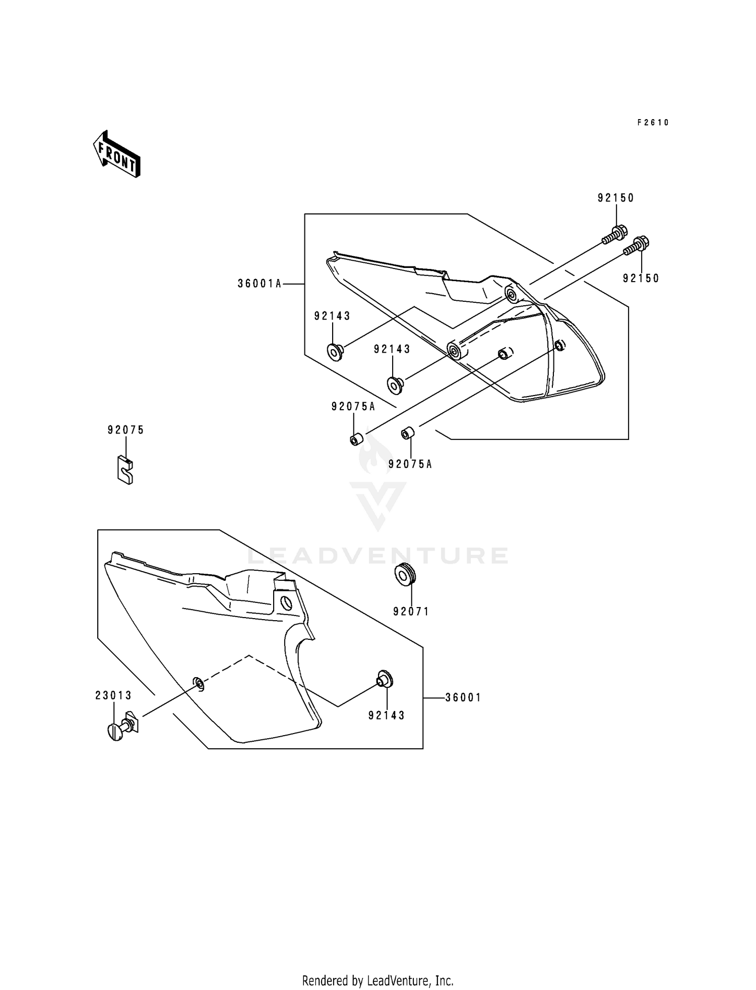 SIDE COVERS/CHAIN COVER