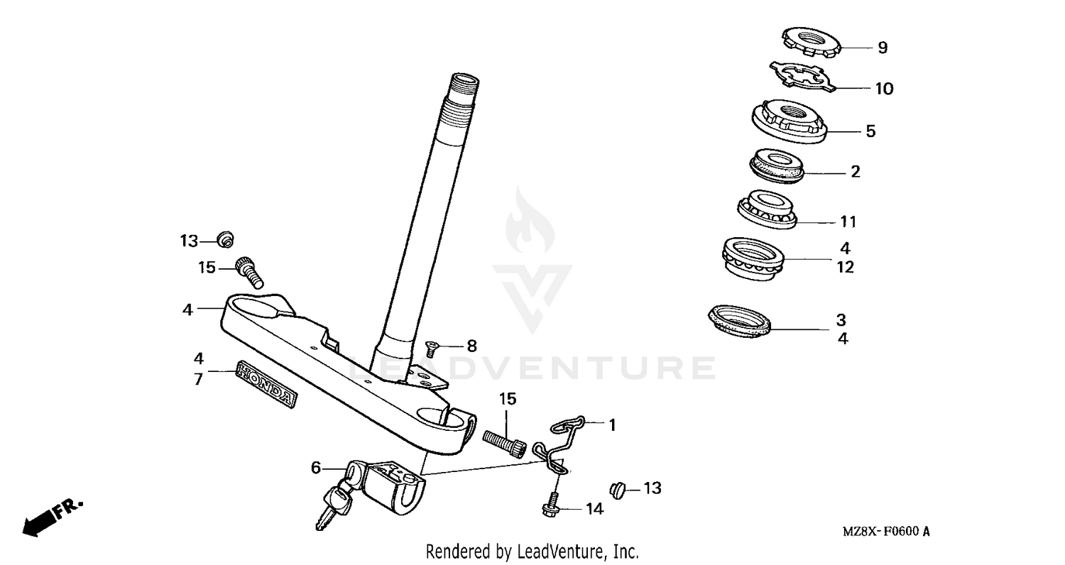 FRONT MASTER CYLINDER