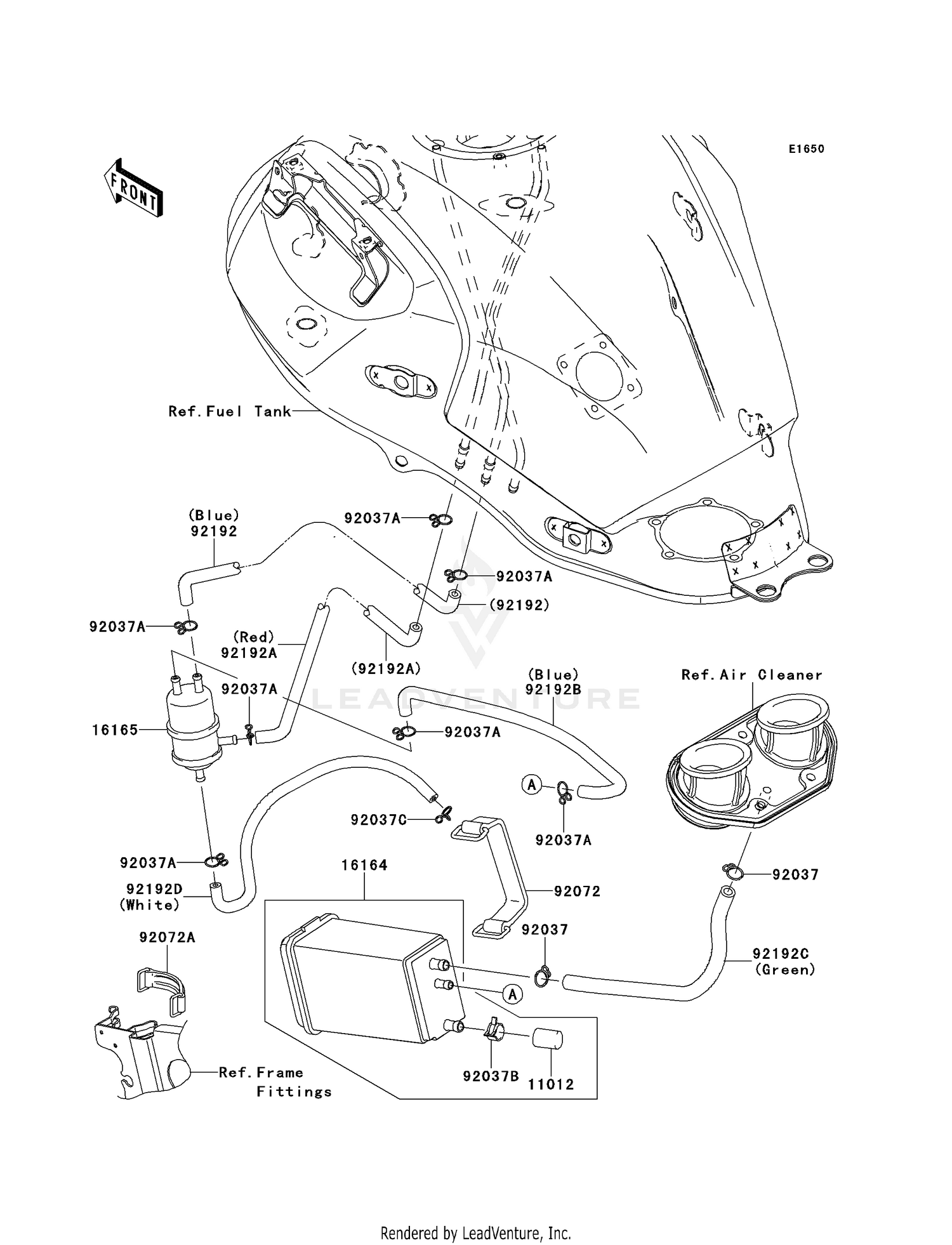 FUEL EVAPORATIVE SYSTEM (A9F)(CA)