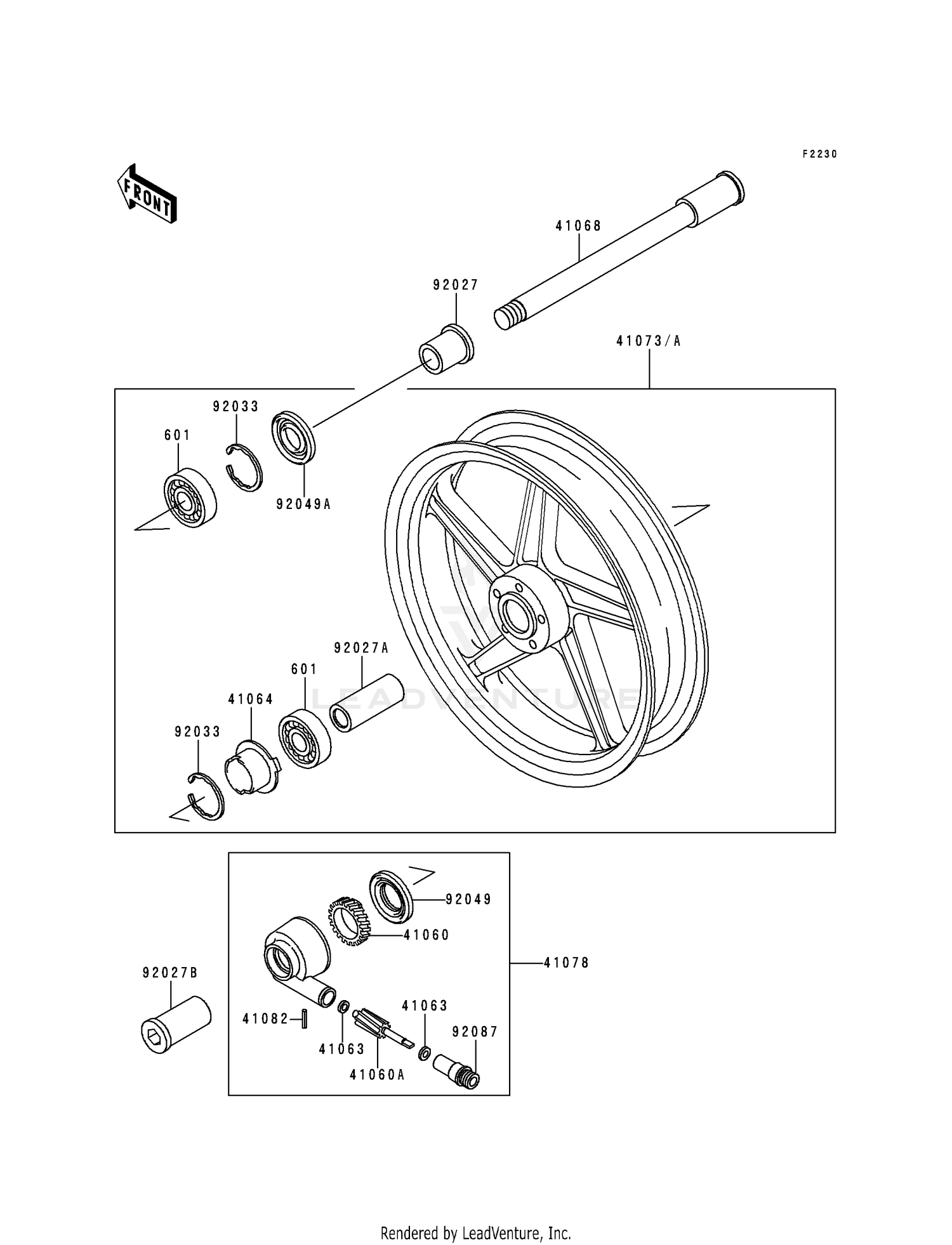 FRONT HUB