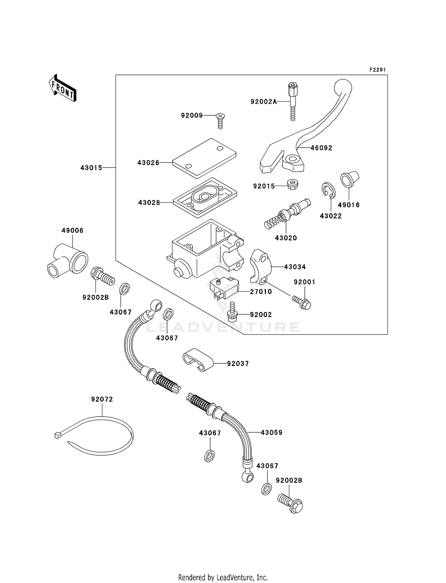 FRONT MASTER CYLINDER