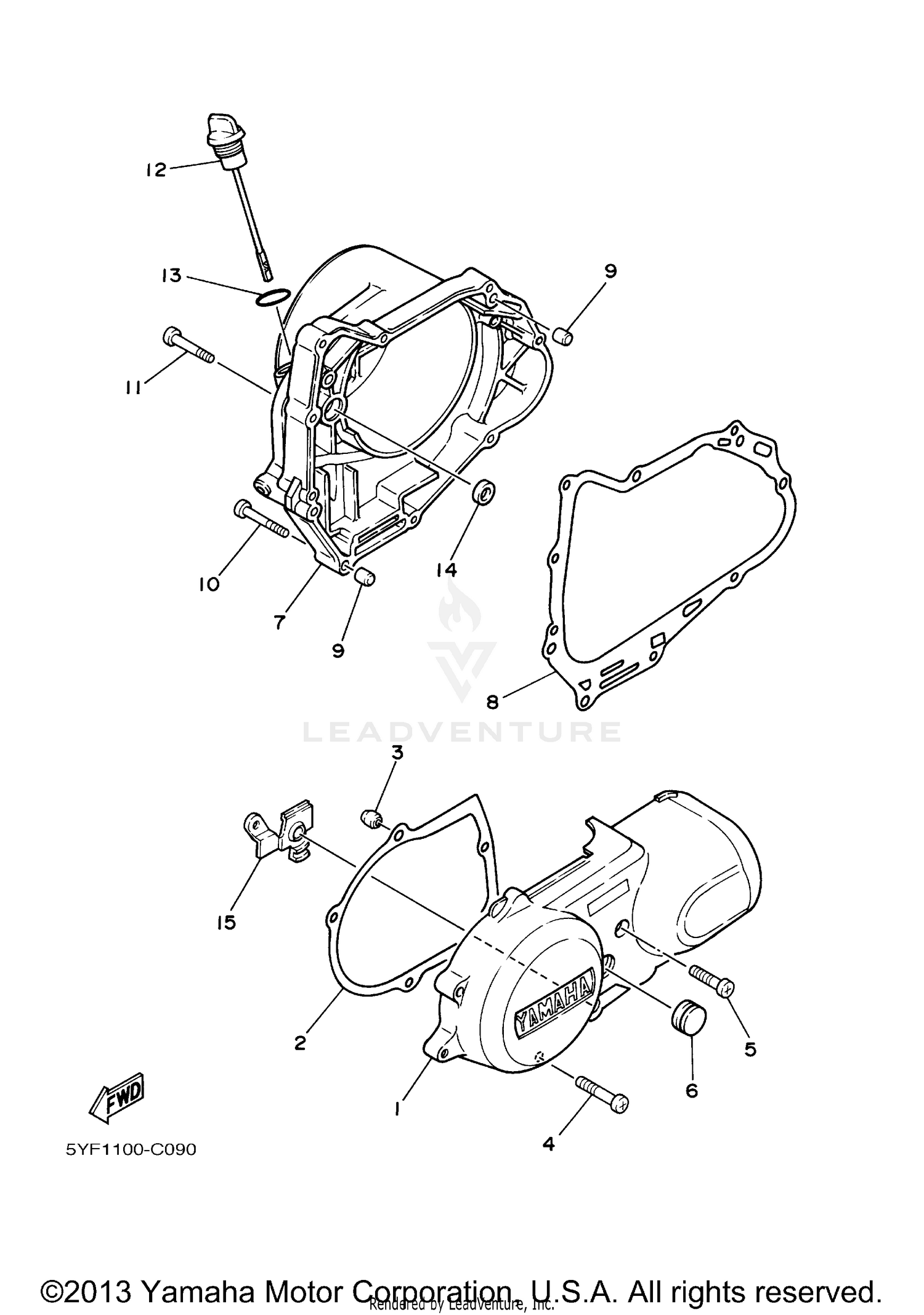 FRONT HUB ('84 KX80-E2)