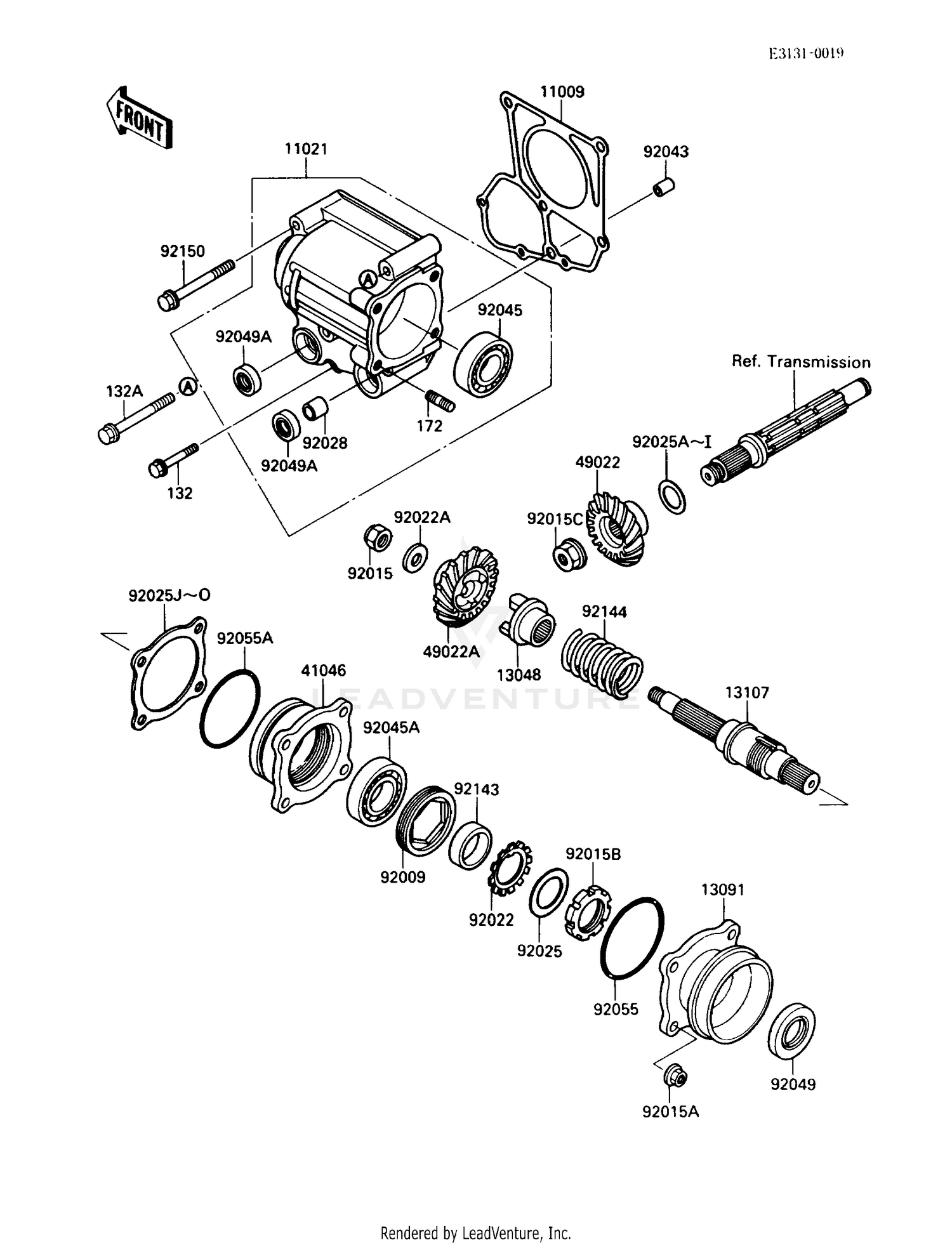 FRONT BEVEL GEAR