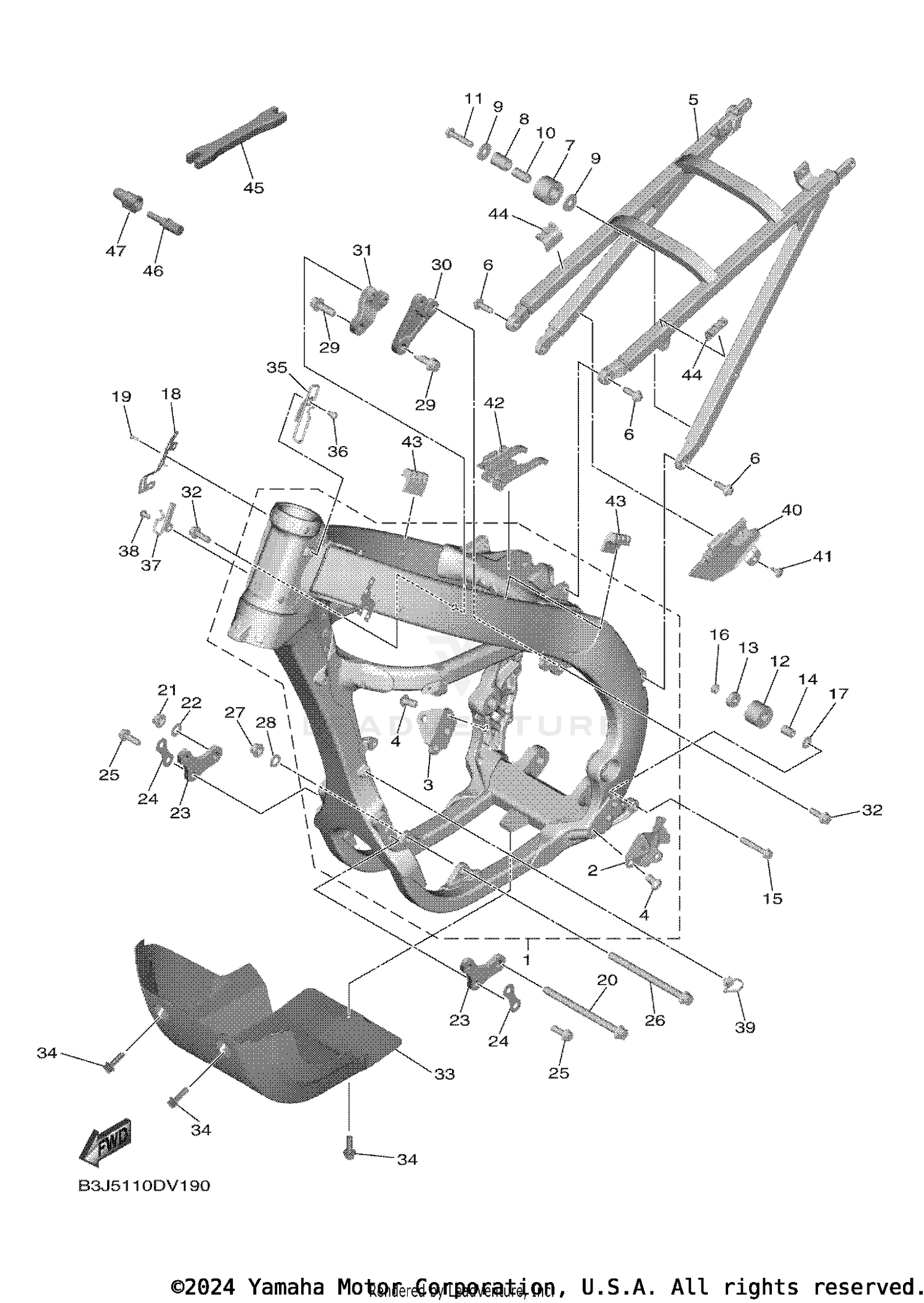 CHANGE DRUM/SHIFT FORK