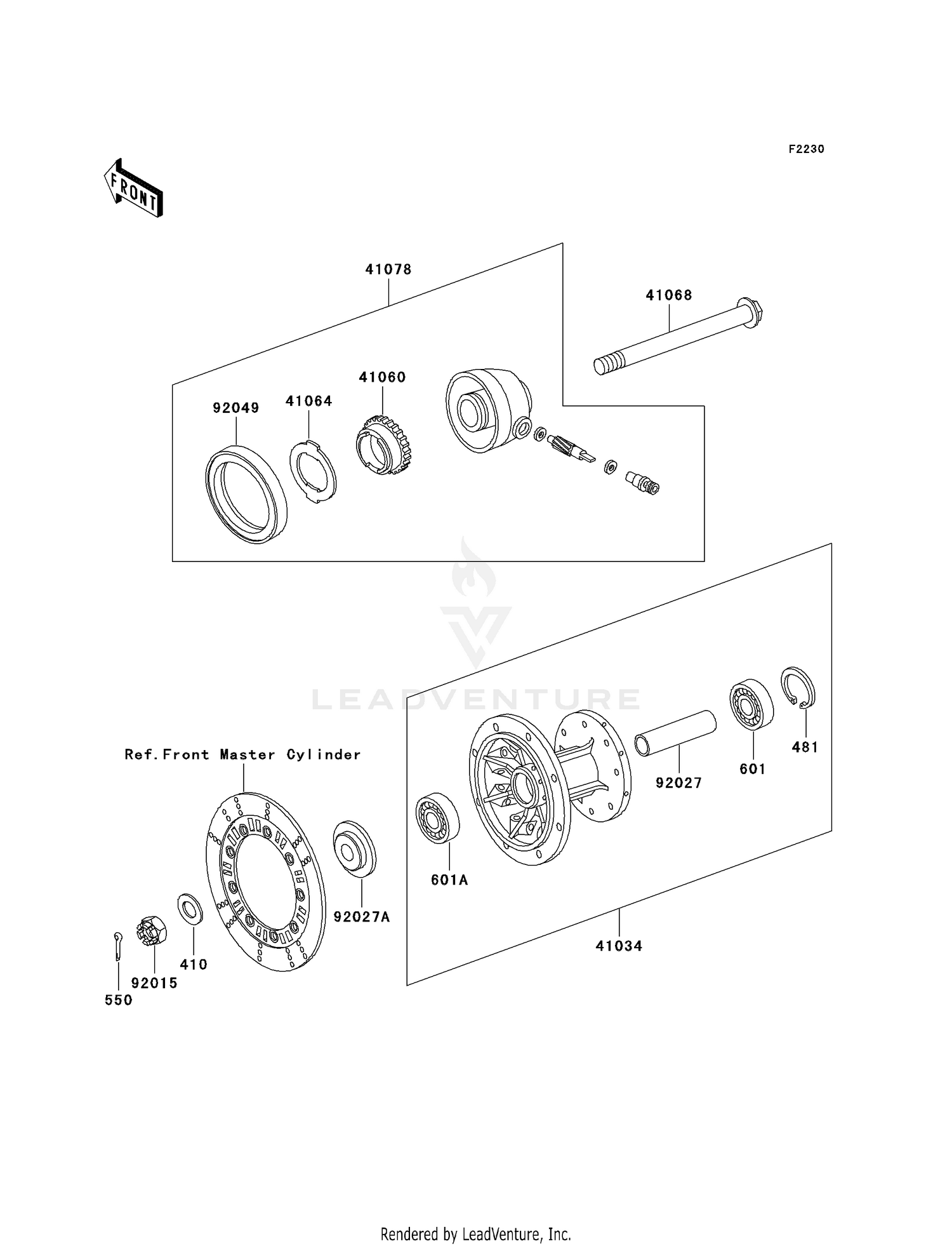 FRONT HUB