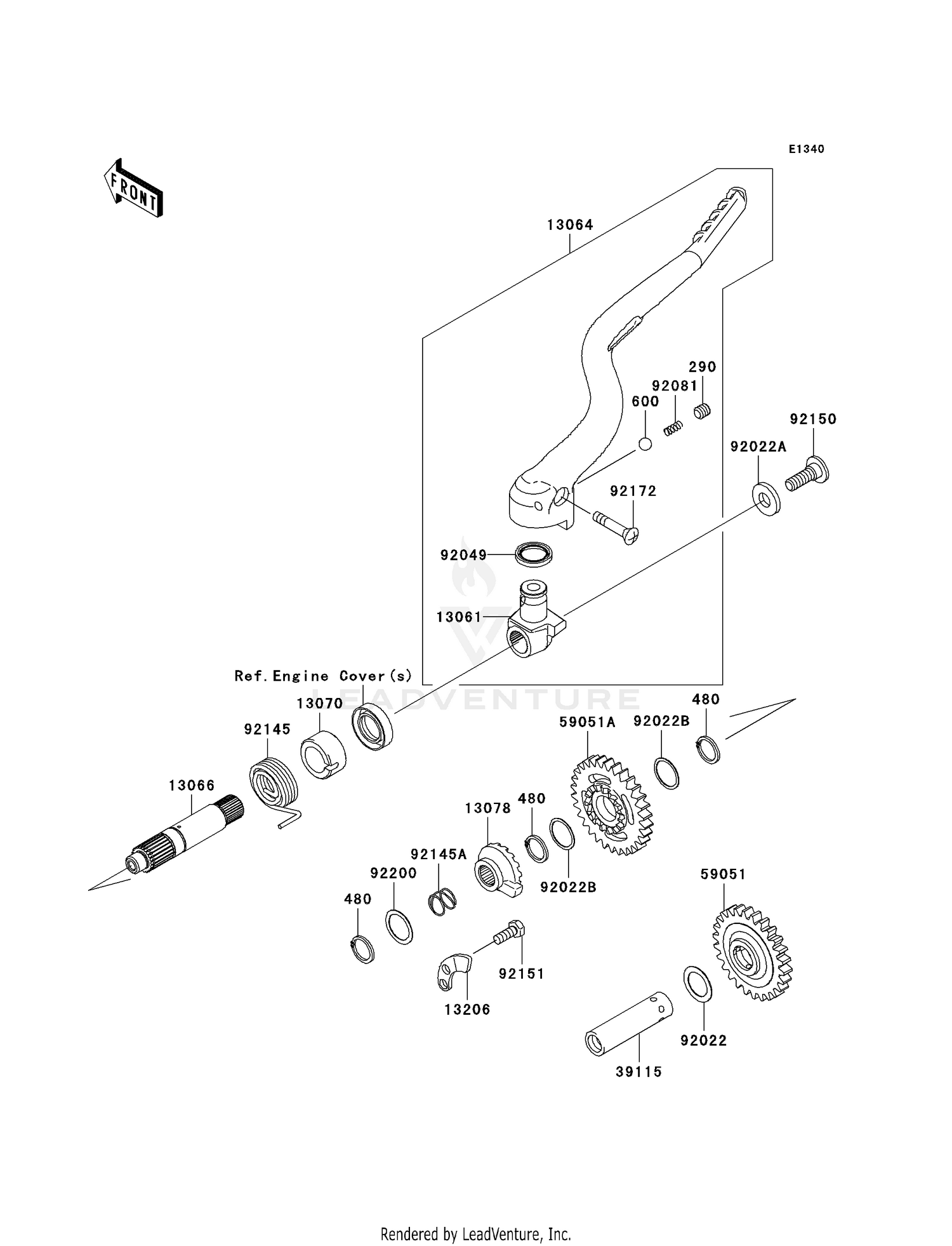 KICKSTARTER MECHANISM