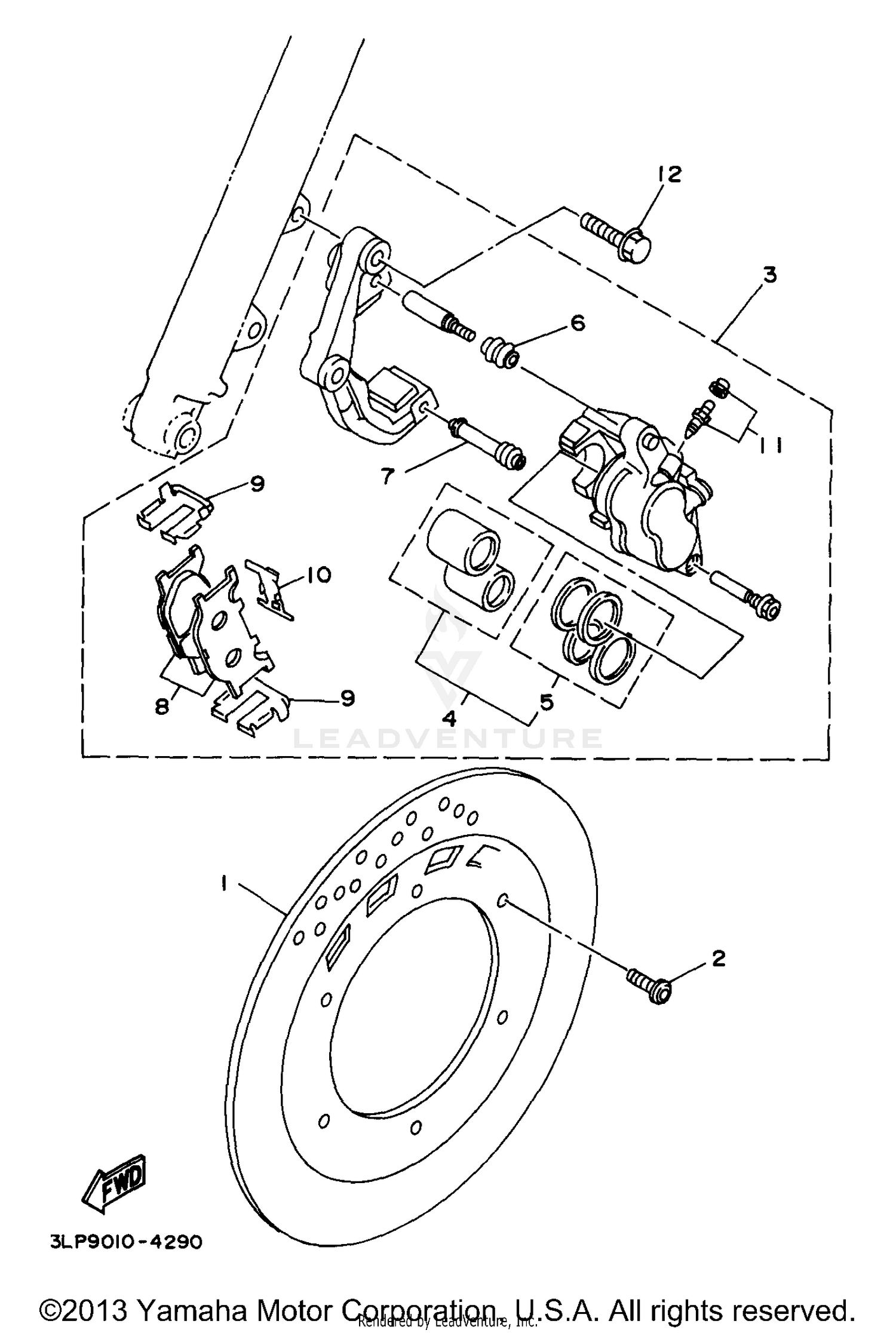 REAR MASTER CYLINDER