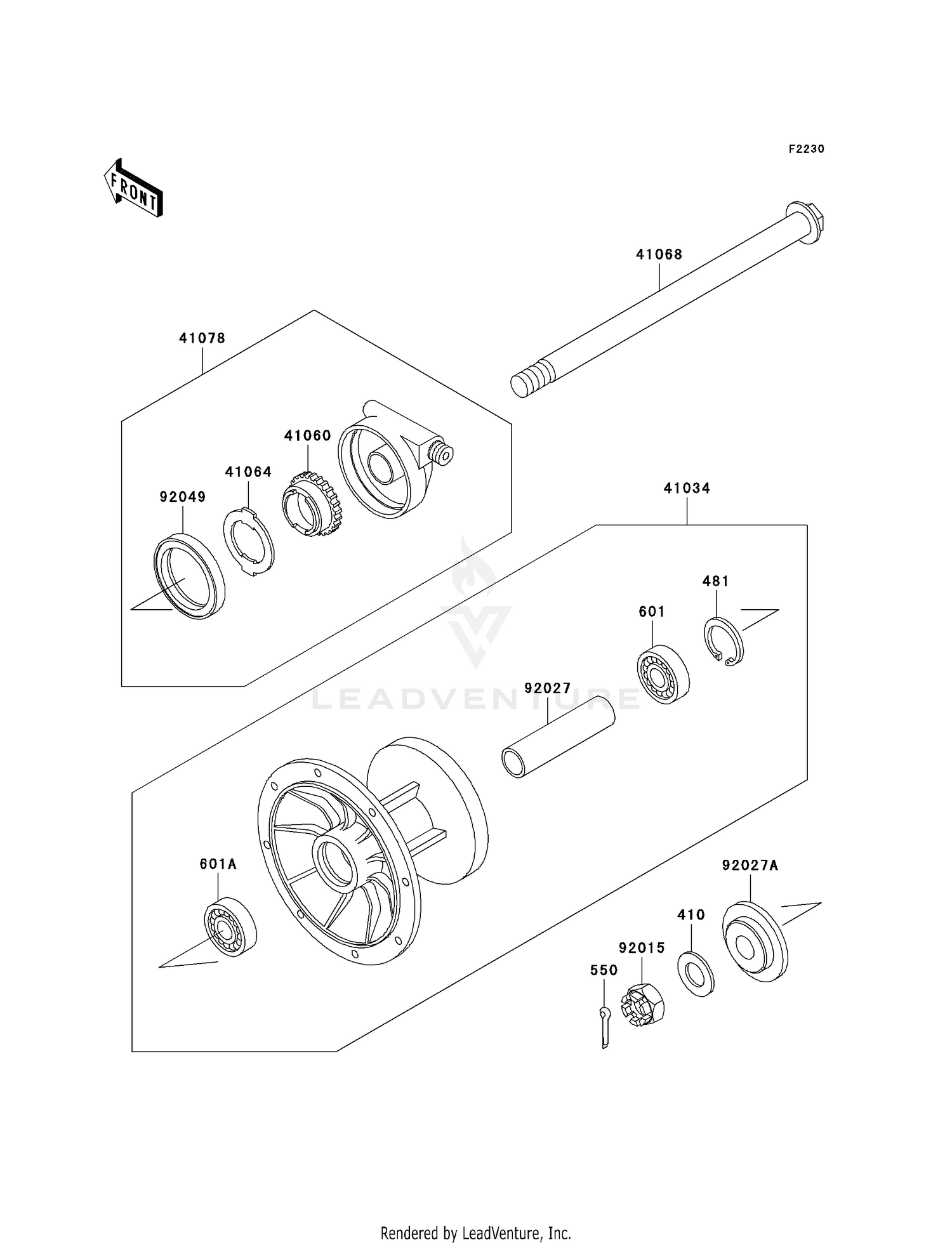 FRONT HUB