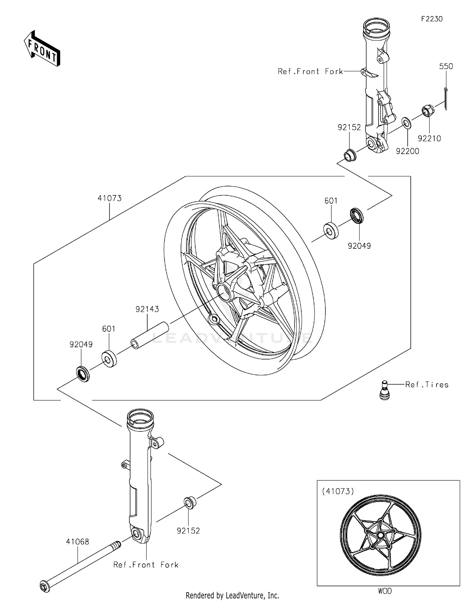 FRONT MASTER CYLINDER
