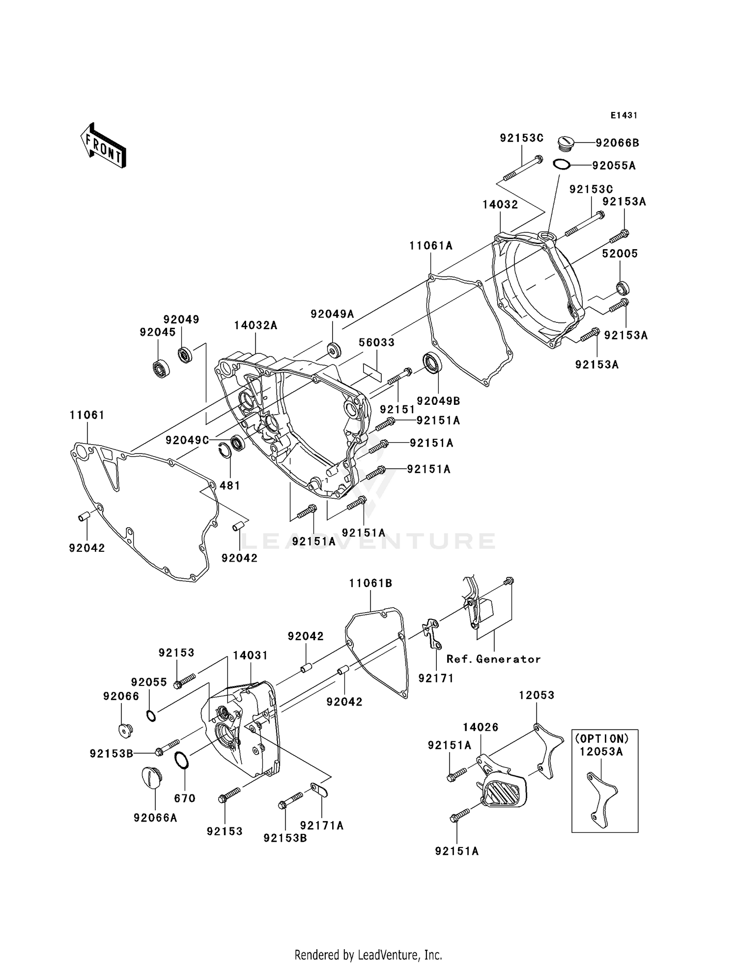 CRANKCASE BOLT PATTERN
