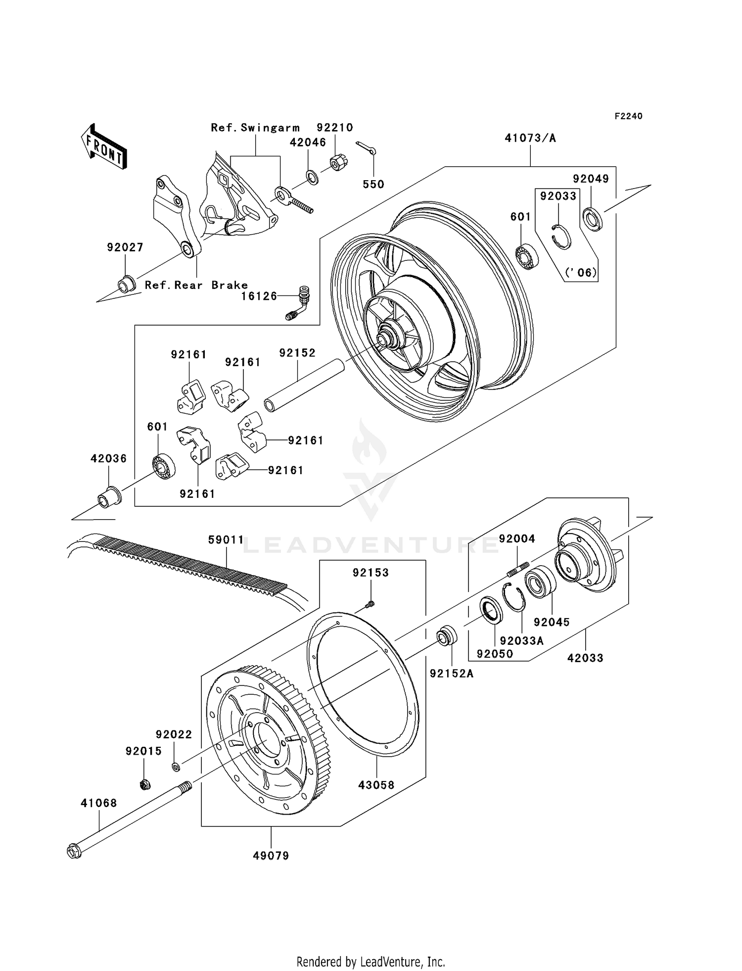REAR WHEEL/CHAIN
