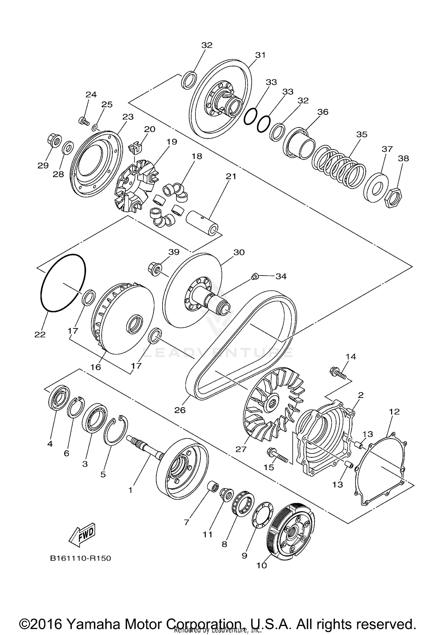 ENGINE COVERS/WATER PUMP