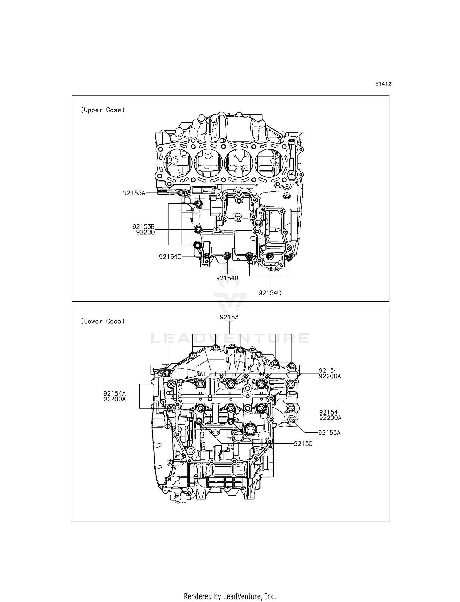 CRANKCASE BOLT PATTERN