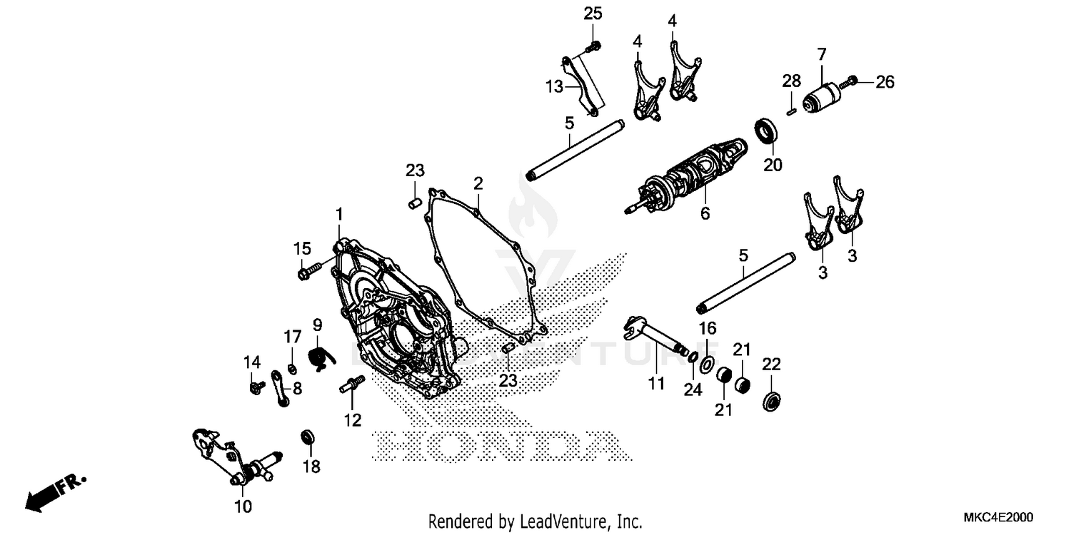 GEAR CHANGE MECHANISM